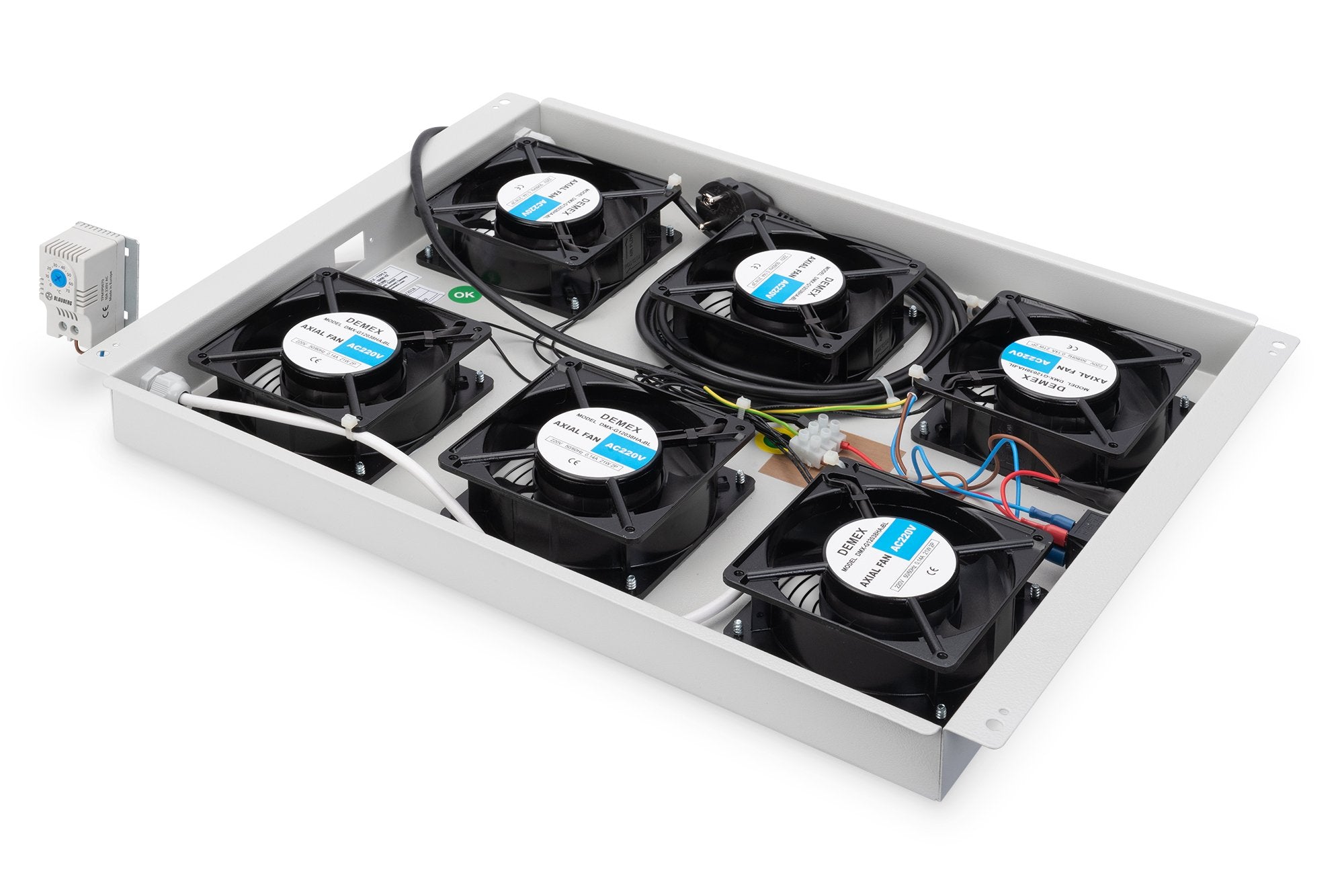 EAN 4016032336389 - Digitus DN-19 FAN-6-SRV equipo de refrigeración para rack imagen 5