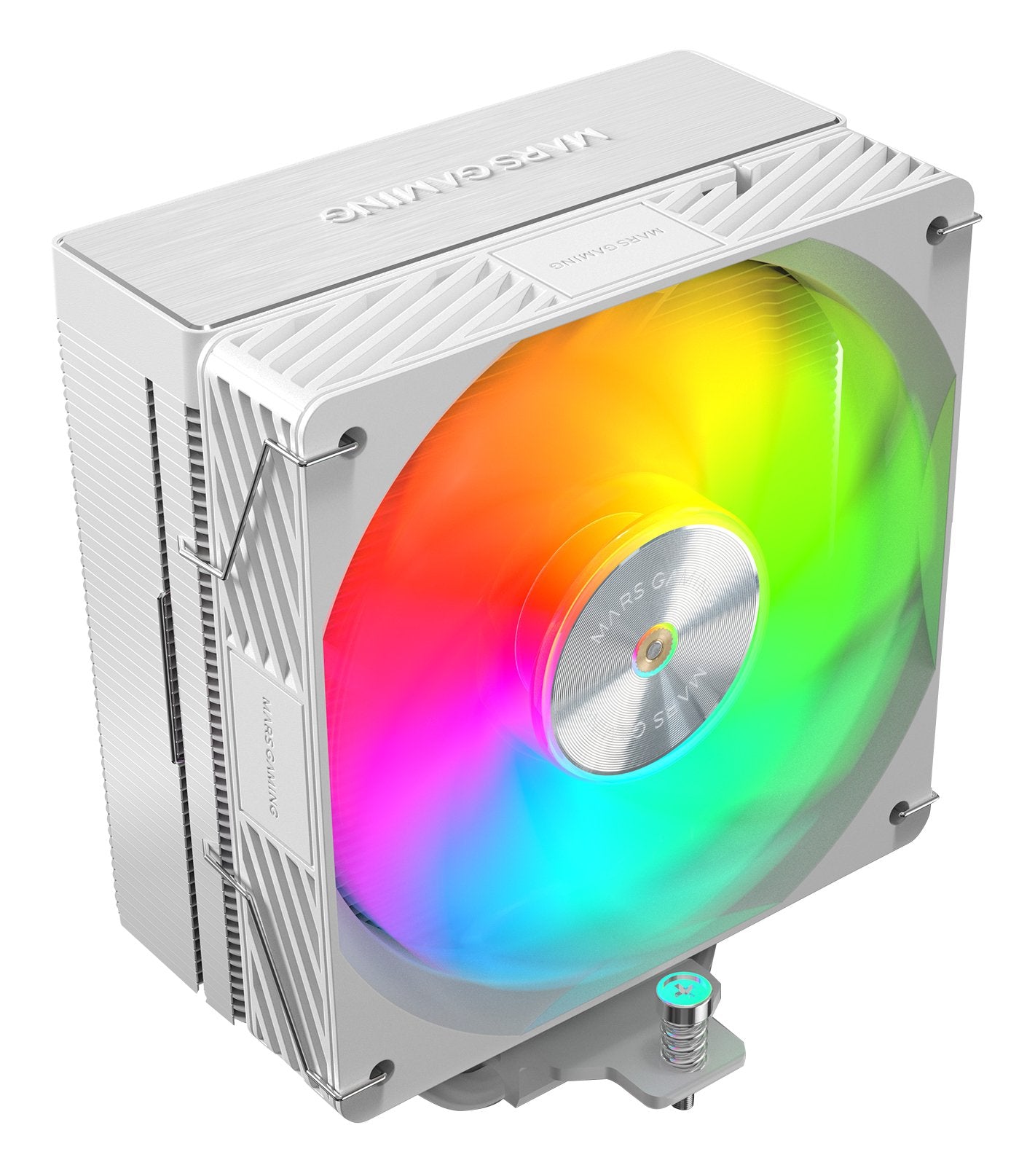 EAN 8435693109457 - Mars Gaming MCPUX5ARGBW sistema de refrigeración para ordenador Procesador Refrigerador de aire 12 cm Bla imagen 2