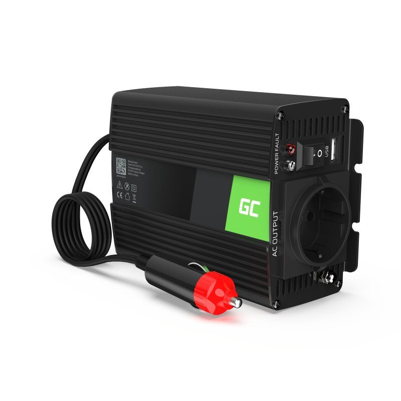 Convertidor De Tension Para Coche Green Cell ® 24v Para 230v, 150w / 300w