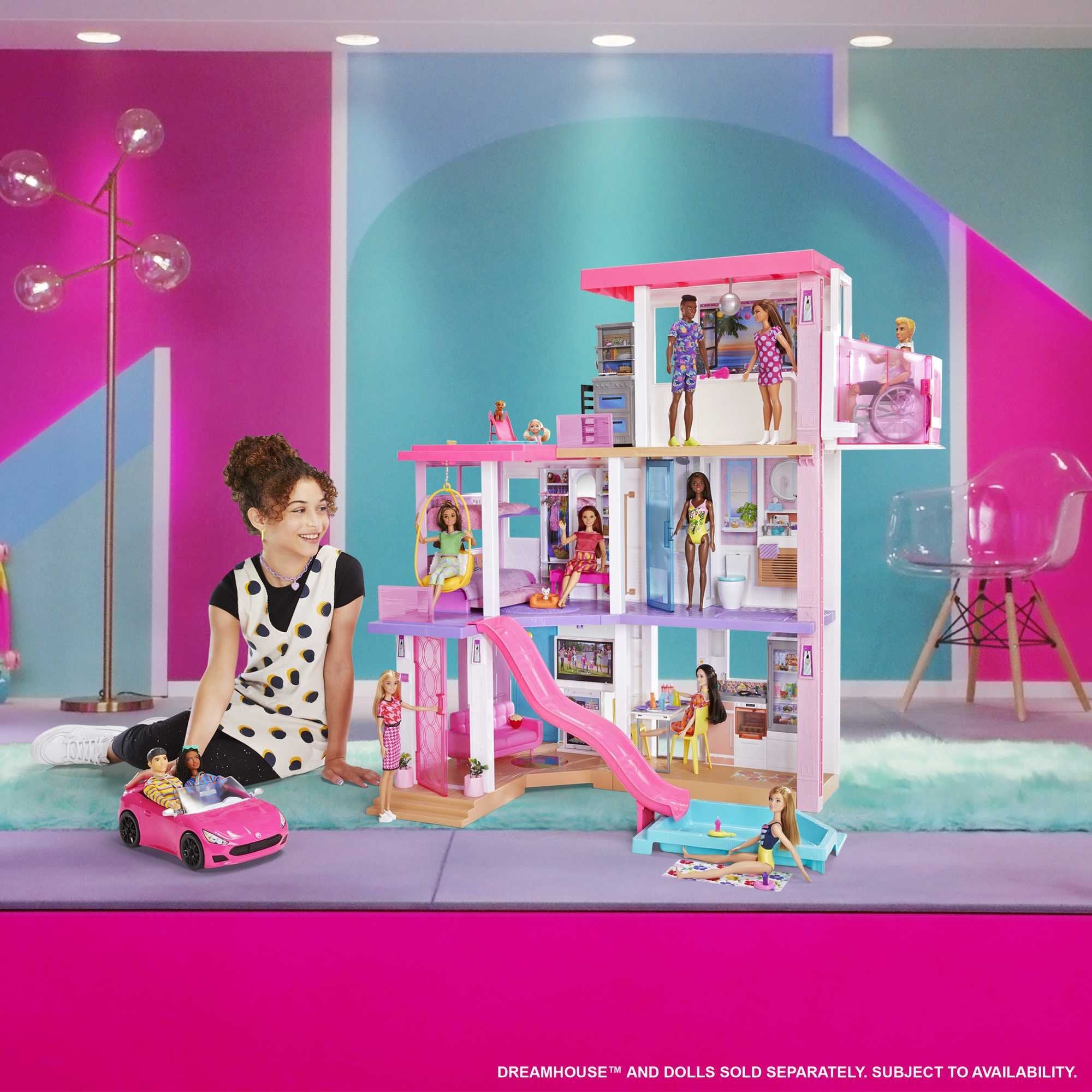 Barbie Barbie Glam Cabrio, Jugando Vehículo Hbt92