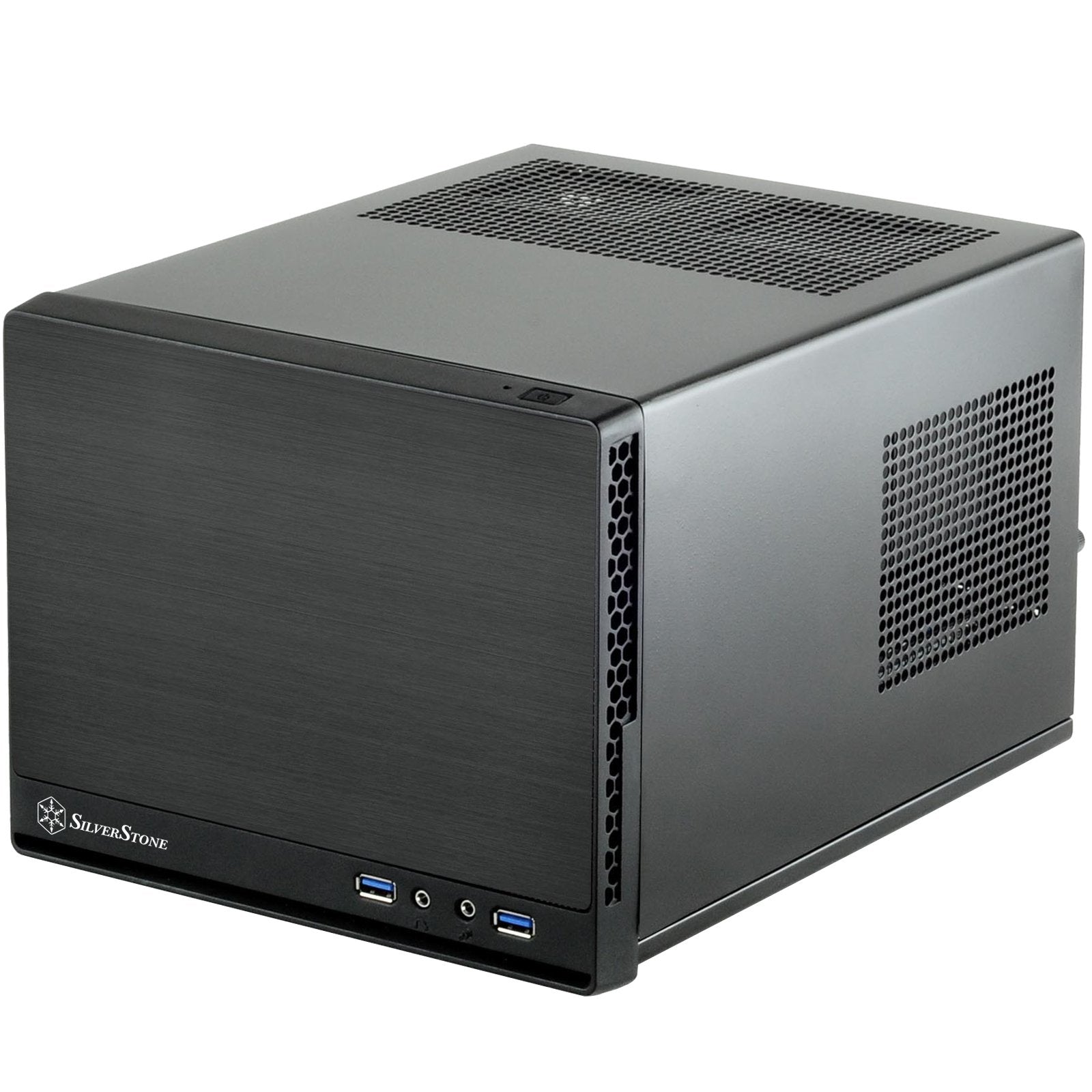 Caja Pc Silverstone Cube Case Sst-Sg13b-Q Sugo Mini-Itx, Negro