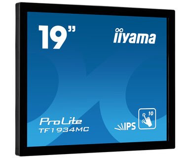 Monitor Iiyama 19 Pl Tf1934mc-B7x Touch Ips 5:4 Vga Hdmi Dp Usb Ip65 Front