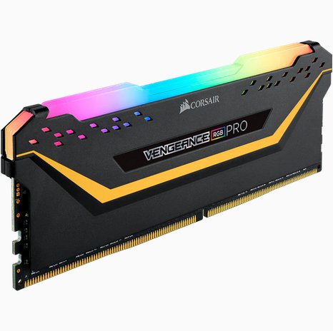 Memoria Ram Corsair Cmw16gx4m2e3200c16 Vengeance Rgb Pro Series Led 16gb 2x8gb 3200mhz Ddr4 Cl16 Black