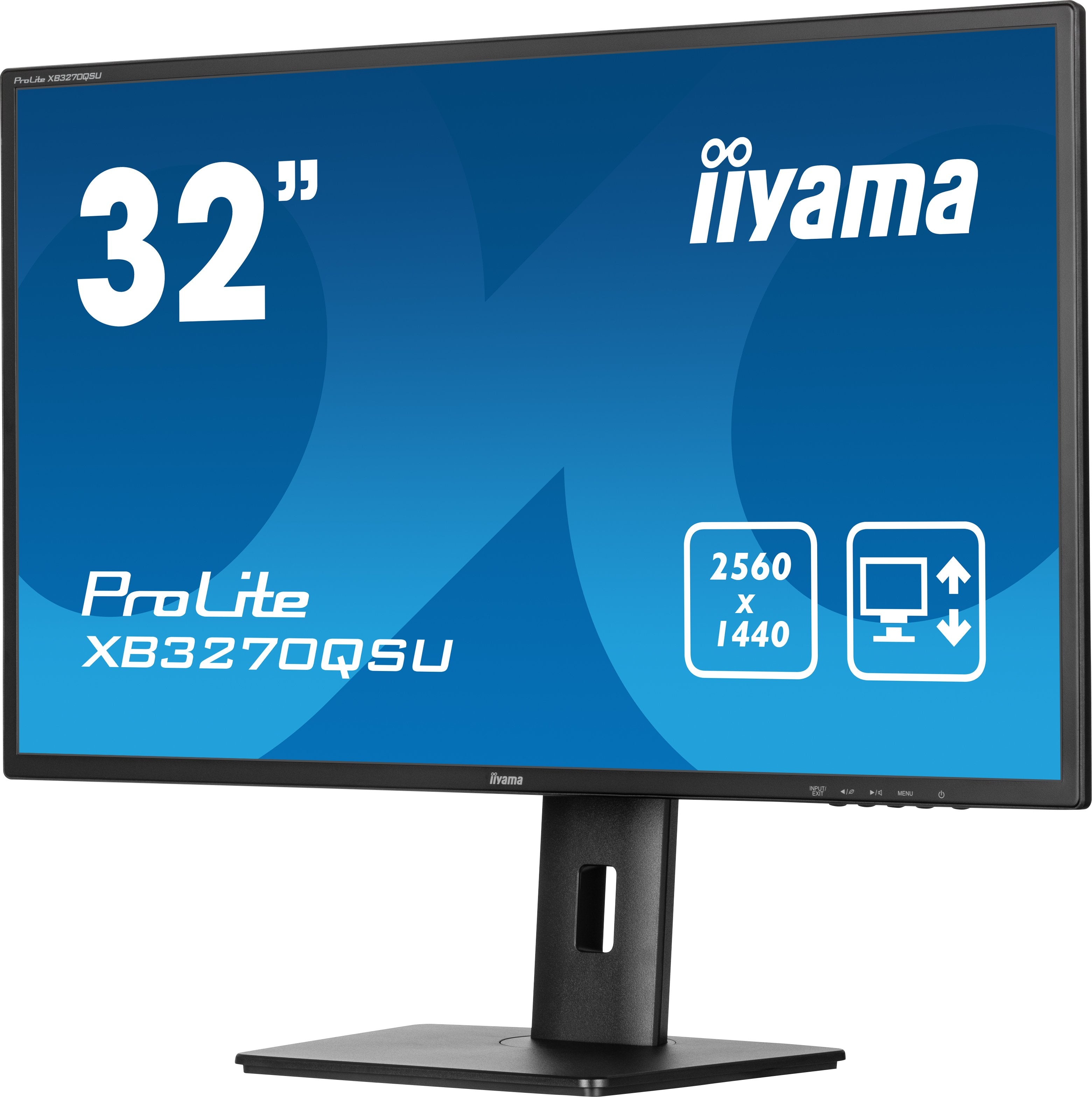 Monitor Iiyama 80.0cm 31,5" Xb3270qsu-B1 16:9 2xhdmi+Dp+3xusb Ips Retail