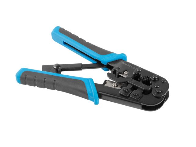 EAN 5901969404326 - Lanberg NT-0201 crimpadora Herramienta para prensar Negro, Azul imagen 3