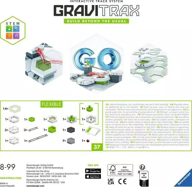 Ravensburger Gravitrax Se Vuelve Flexible, Tren 23705