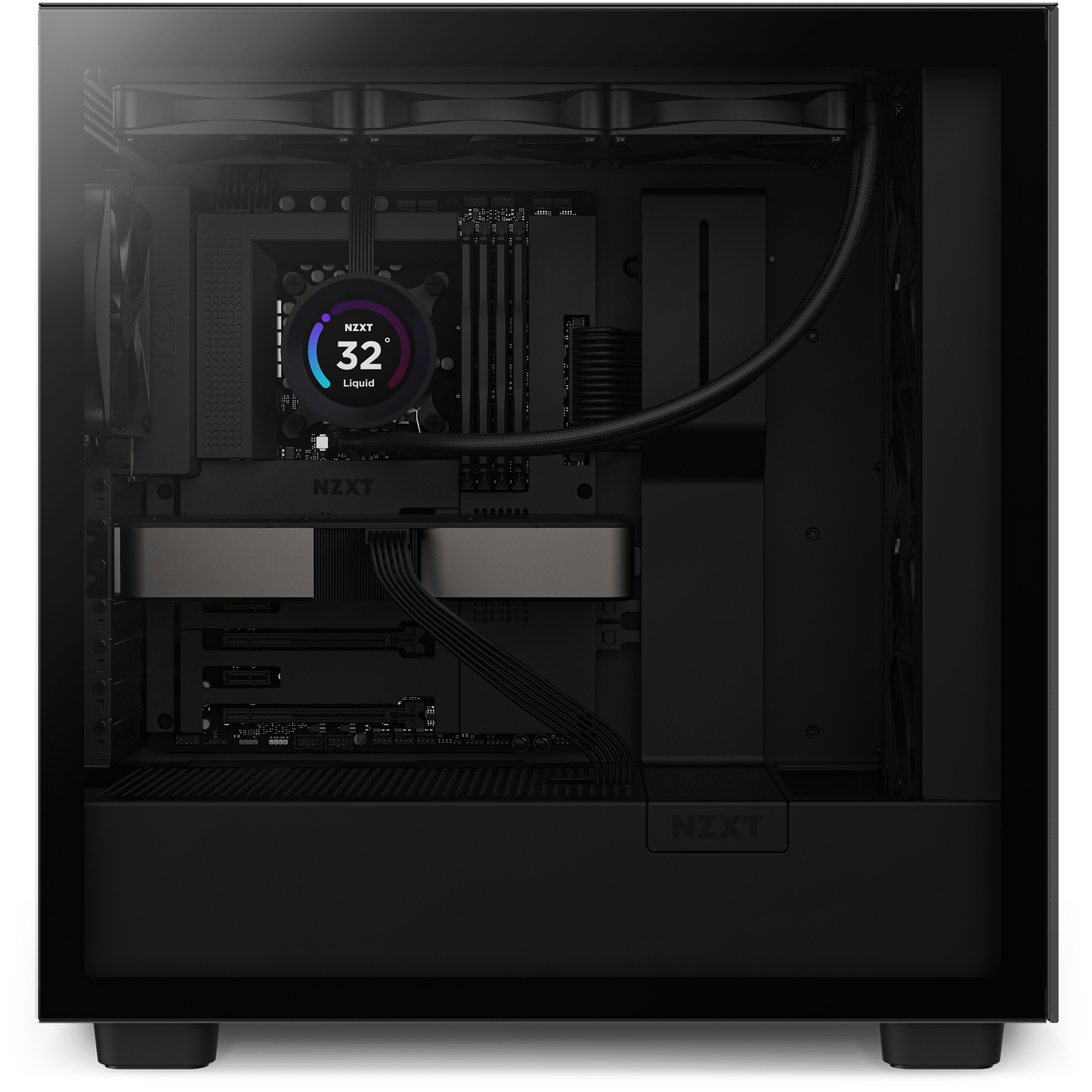 Refrigerador Liquido Cpu Nzxt Kraken Elite 360 3x120 Negro Per Display Lcd Plus