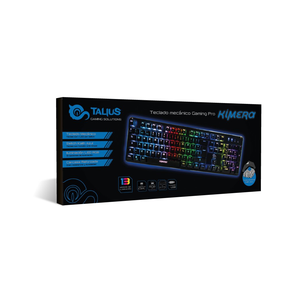 Talius Teclado Gaming Kimera Mecanico Rgb Switch Kailh Blue