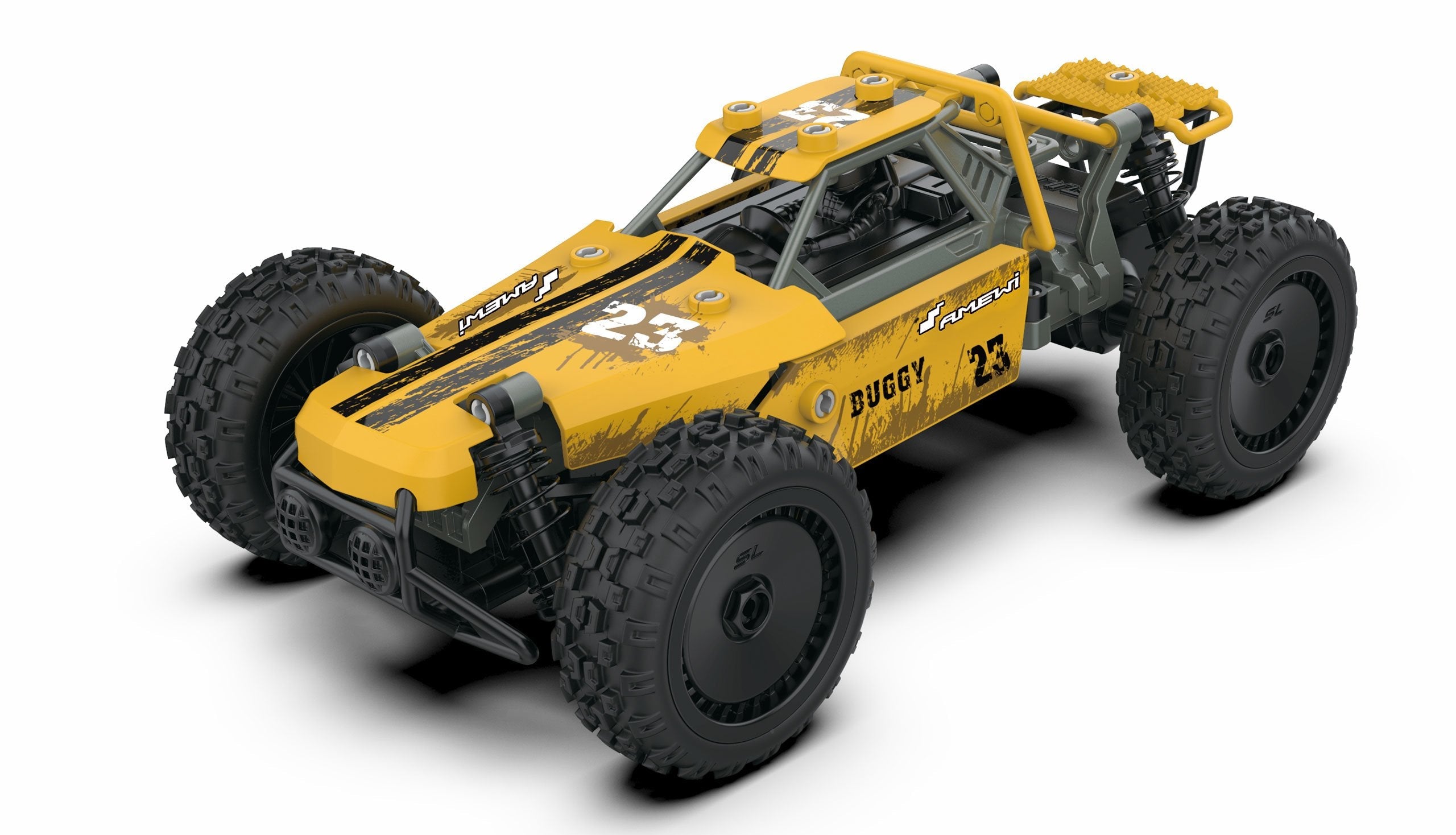 Amewi Rc Auto Oldschool Hggy Diy/Ohne Akku 63teile Amarillo/8+