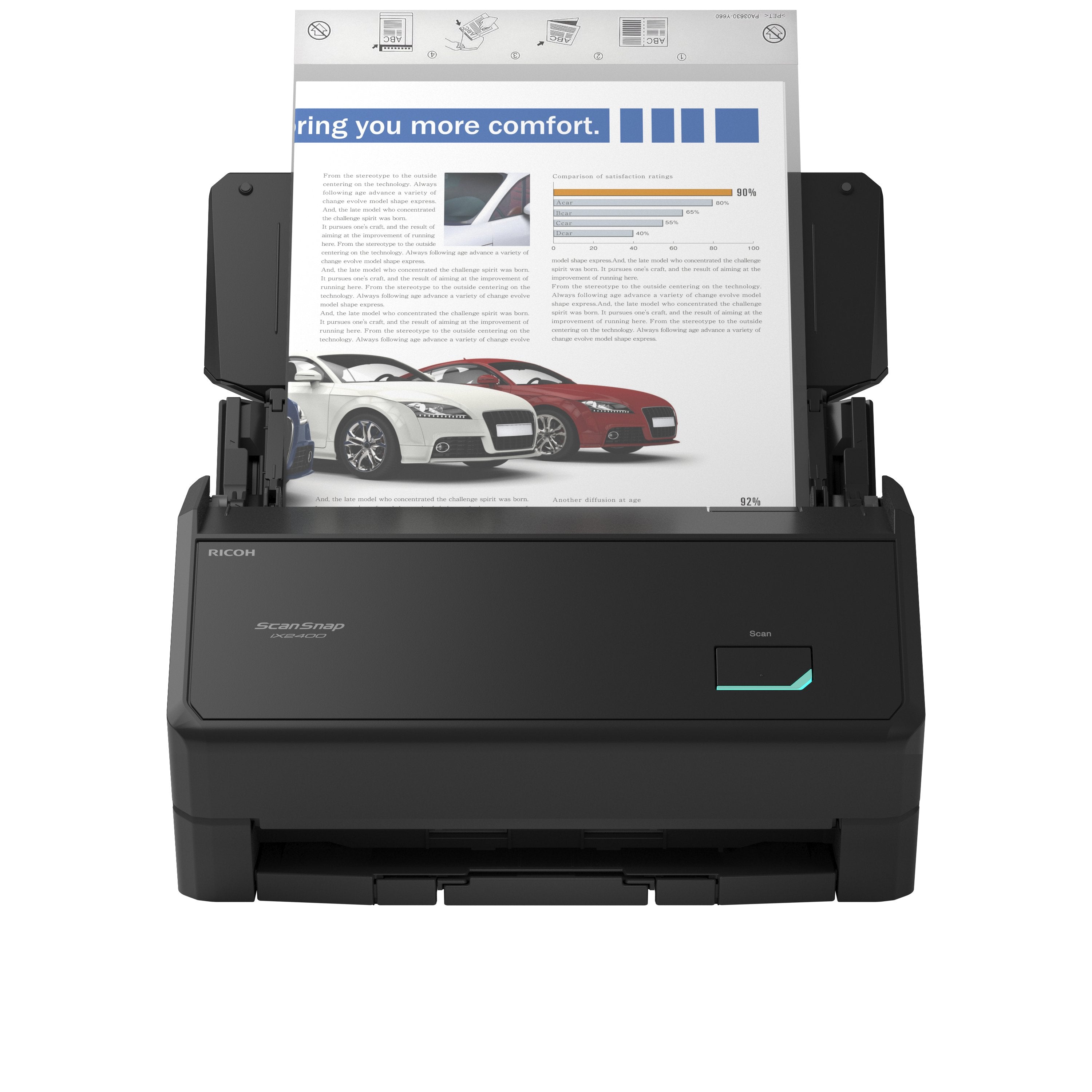 EAN 4939761316494 - Ricoh ScanSnap iX2400 Escáner con alimentador automático de documentos (ADF) 600 x 600 DPI A4 Negro imagen 2