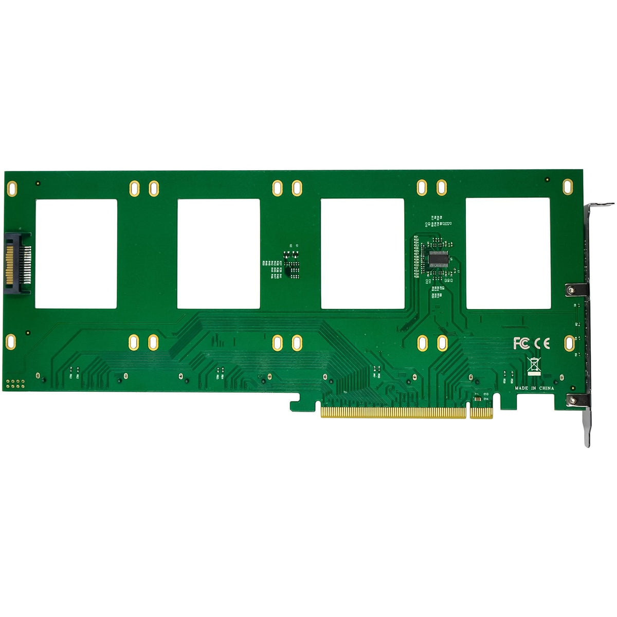 Inline Pcie Tarjeta A 4x Interno U.2 Nvme Sff-8639 Bifurcation - Pcie X16
