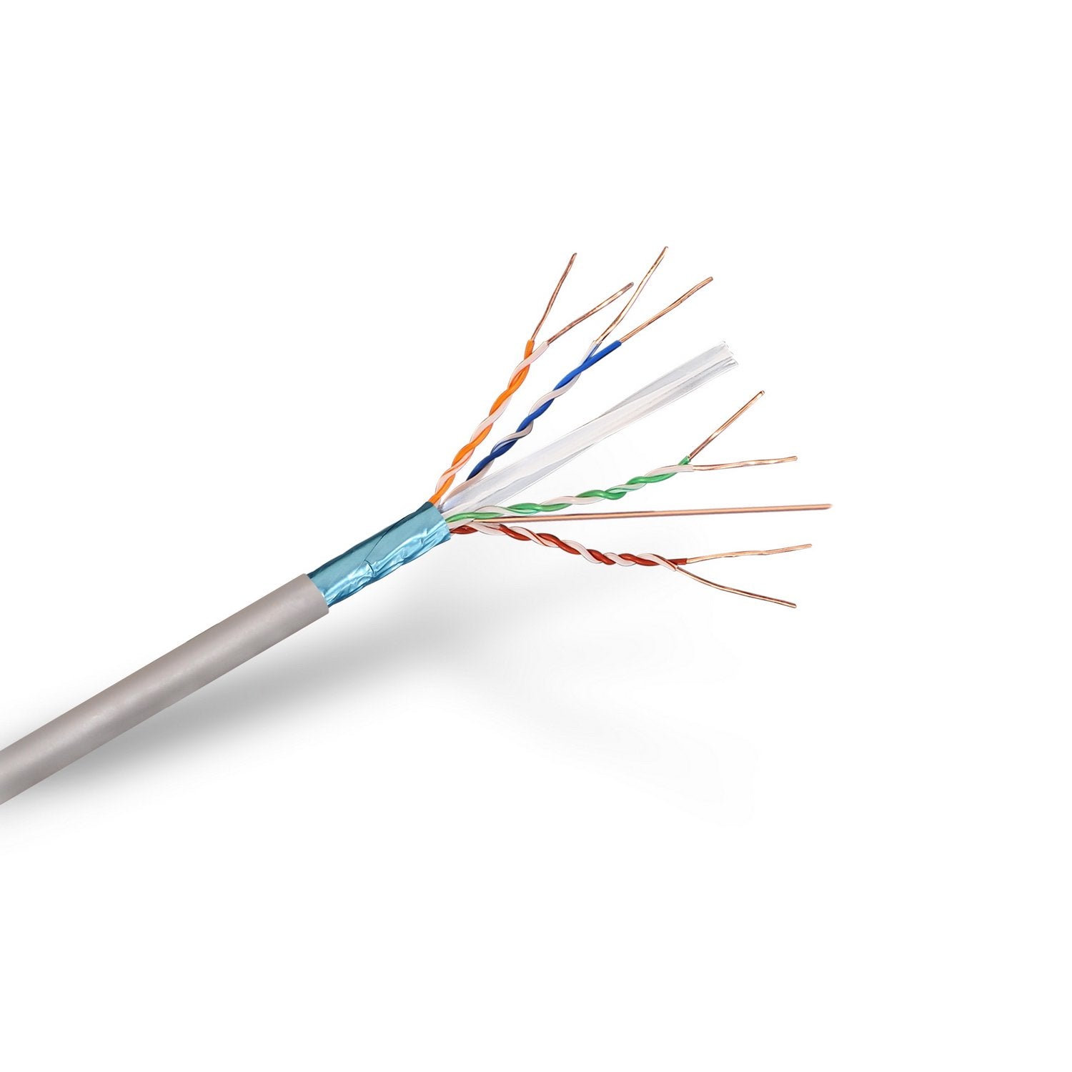 EAN 8436574702804 - AISENS A136-0281 cable de red Gris 100 m Cat6 F/UTP (FTP) imagen 1