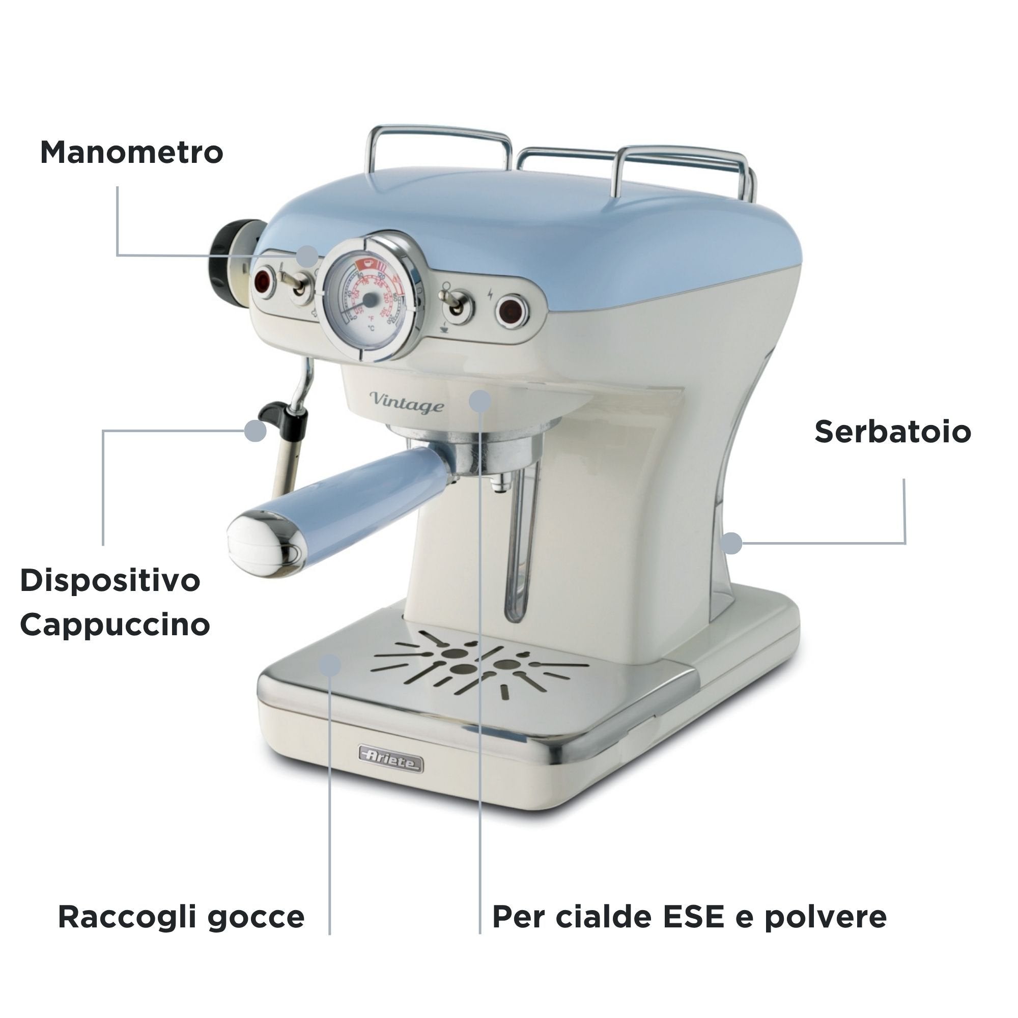 EAN 8003705113947 - Ariete 1389/15 Manual Máquina espresso 0,9 L imagen 3