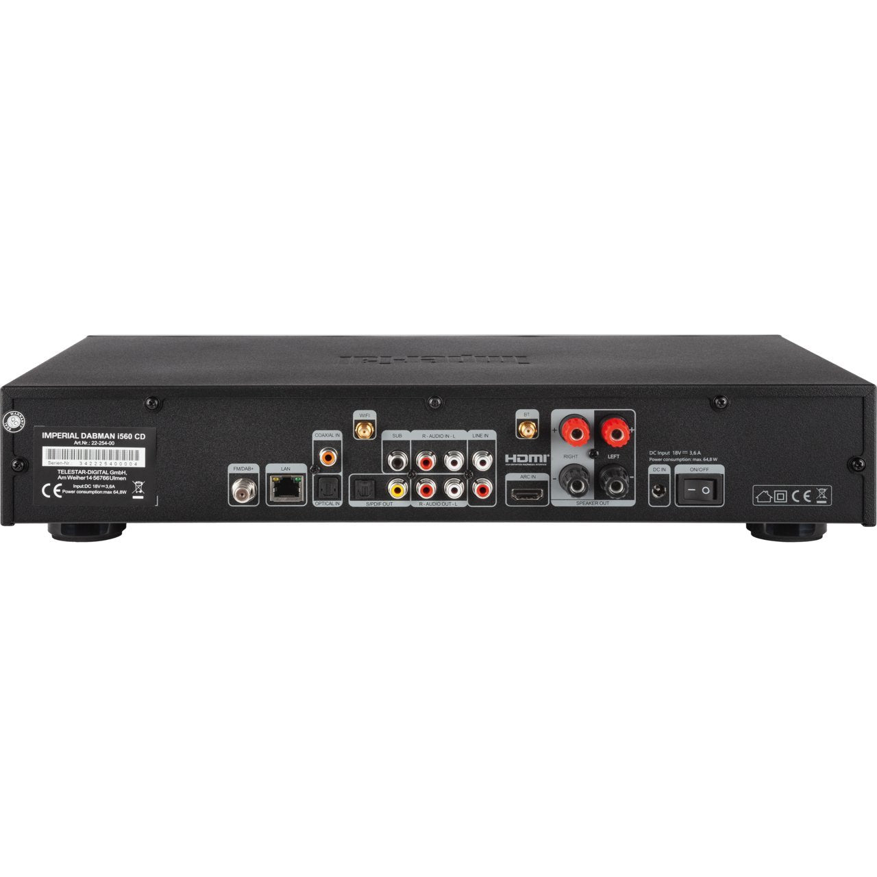 Imperial Dabman I560 Cd Internet Digital Negro