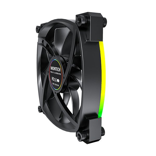 Montech Ax120 Pwm Argb Ventilador - 120mm, Negro