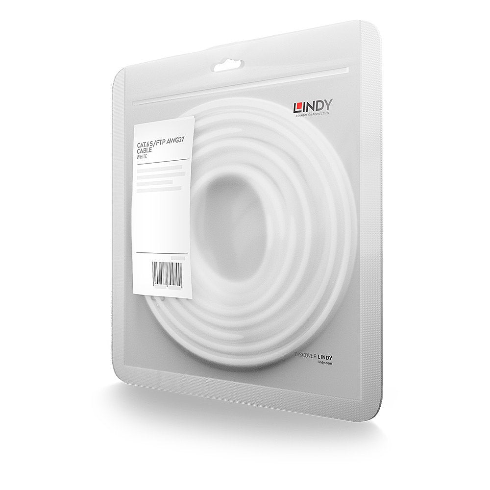 Lindy 47800 Cable De Red Blanco 20 M Cat6 S/Ftp (S-Stp)