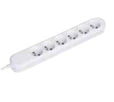 Bachmann Smart 6x Cable De Alimentación De Regleta 1,5m (381.247k) Blanco
