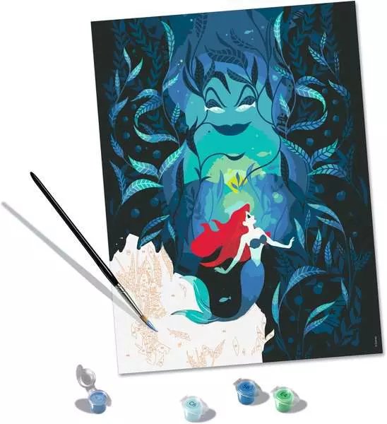 Ravensburger Creart - Disney Arielle Y Ursula, Pintura 23732