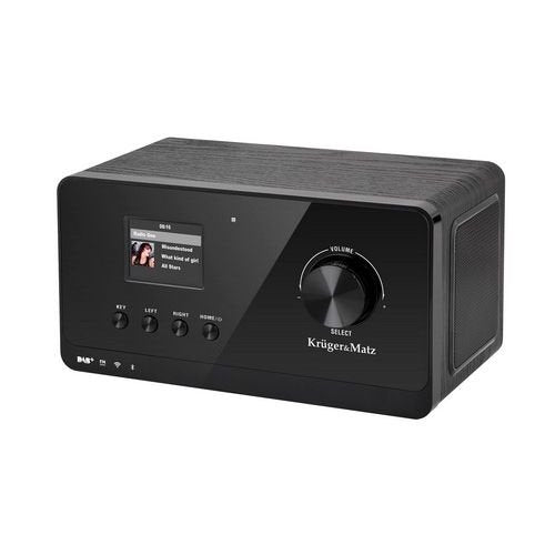Radio Krüger&Matz Km0816 Radio Personal Analog & Digital Black