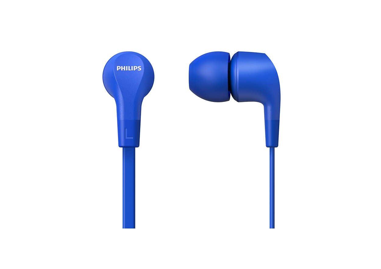 EAN 4895229110410 - Philips TAE1105BL/00 auricular y casco Auriculares Alámbrico Dentro de oído Llamadas/Música Azul imagen 2