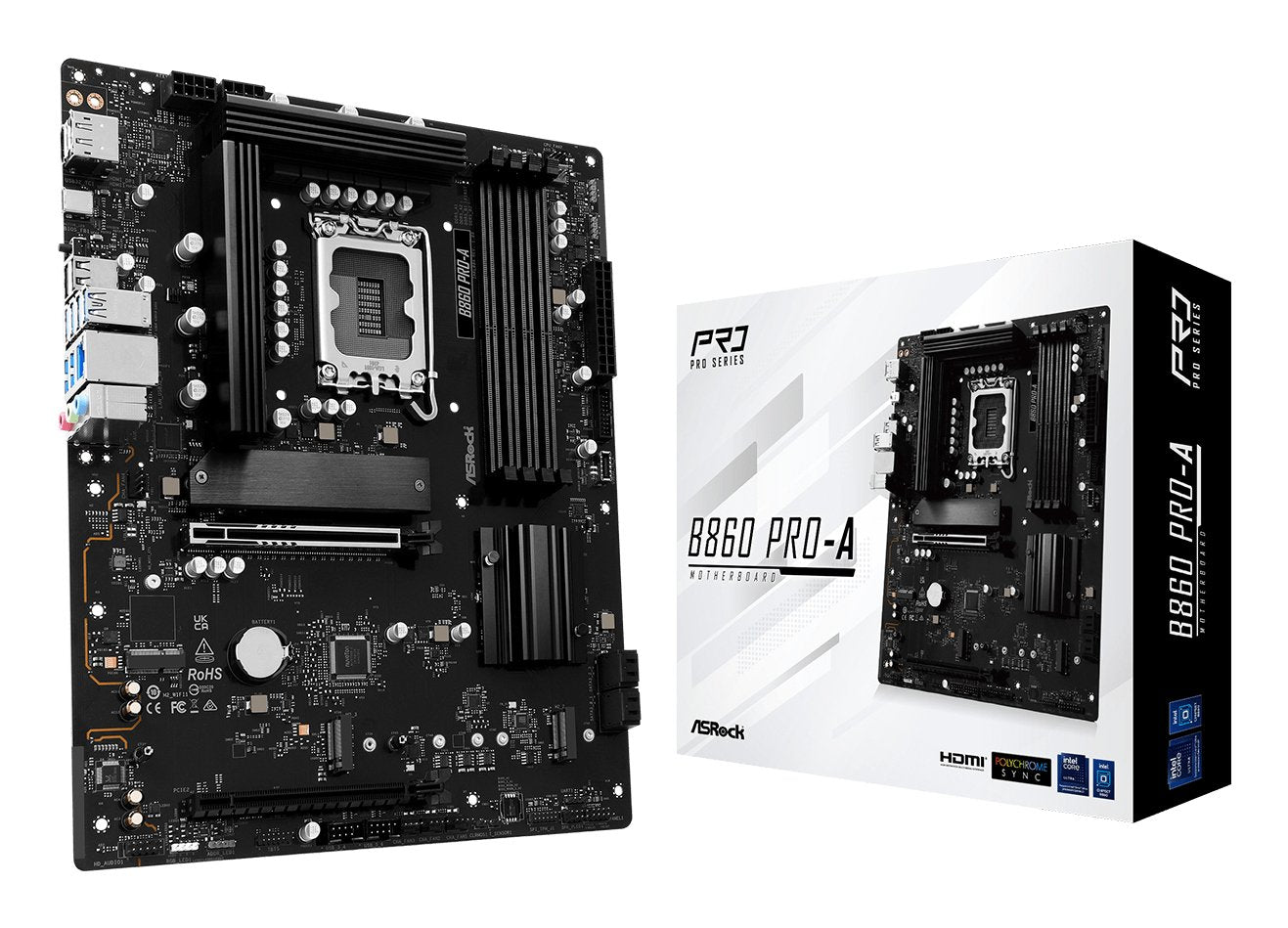 EAN 4711581490246 - Asrock B860 Pro-A Intel B860 LGA 1851 (Socket V1) ATX imagen 1