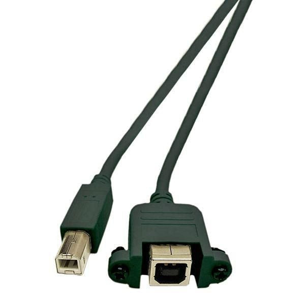 EAN 5711045973482 - Microconnect USBABF1PANEL2 cable USB USB 2.0 1,8 m USB A USB B Negro imagen 1