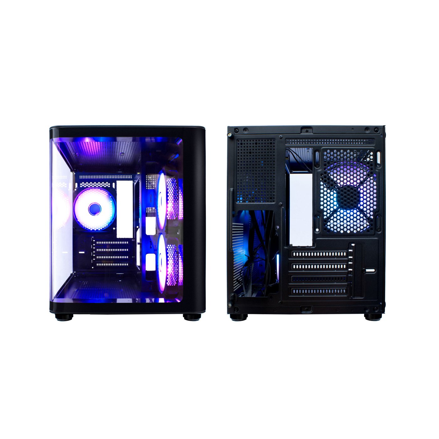 Coolbox Caja Pc Gaming Gm100 Vision Argb Microatx
