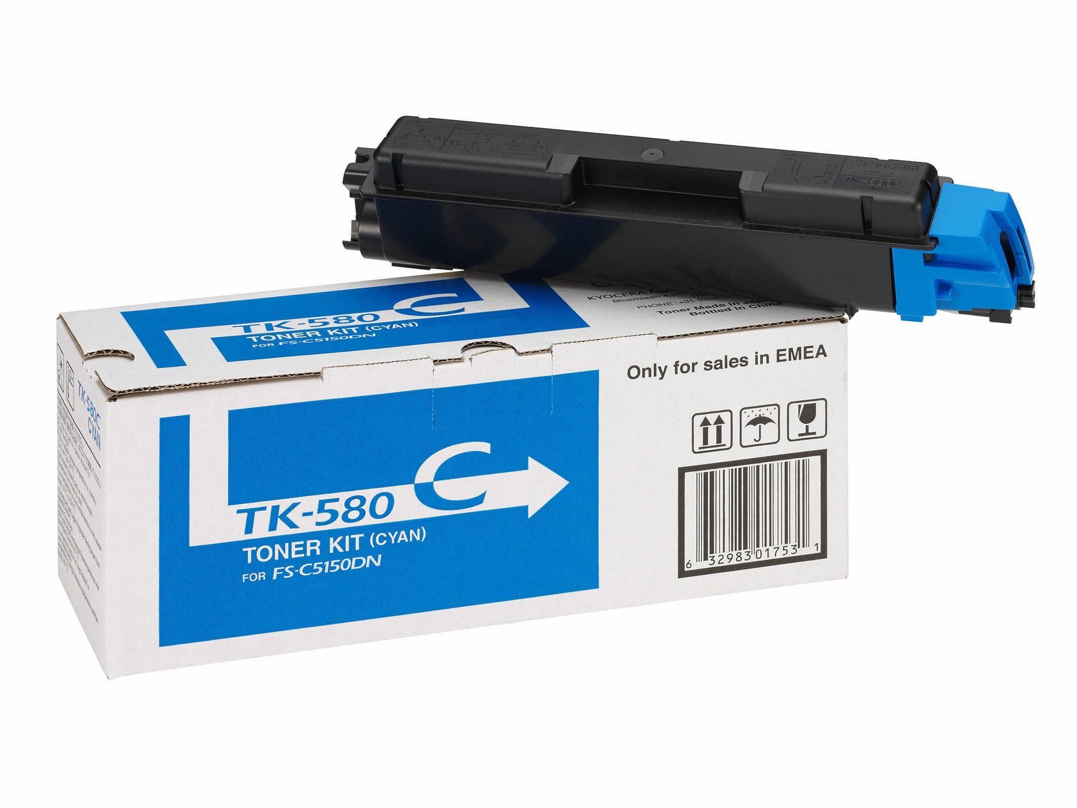 EAN 5052180456981 - KYOCERA TK-580C cartucho de tóner 1 pieza(s) Original Cian imagen 4