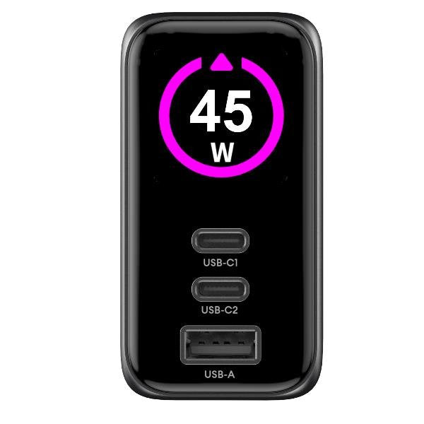 45w 2 Usb-C/ Usb-A Cargador Viaje