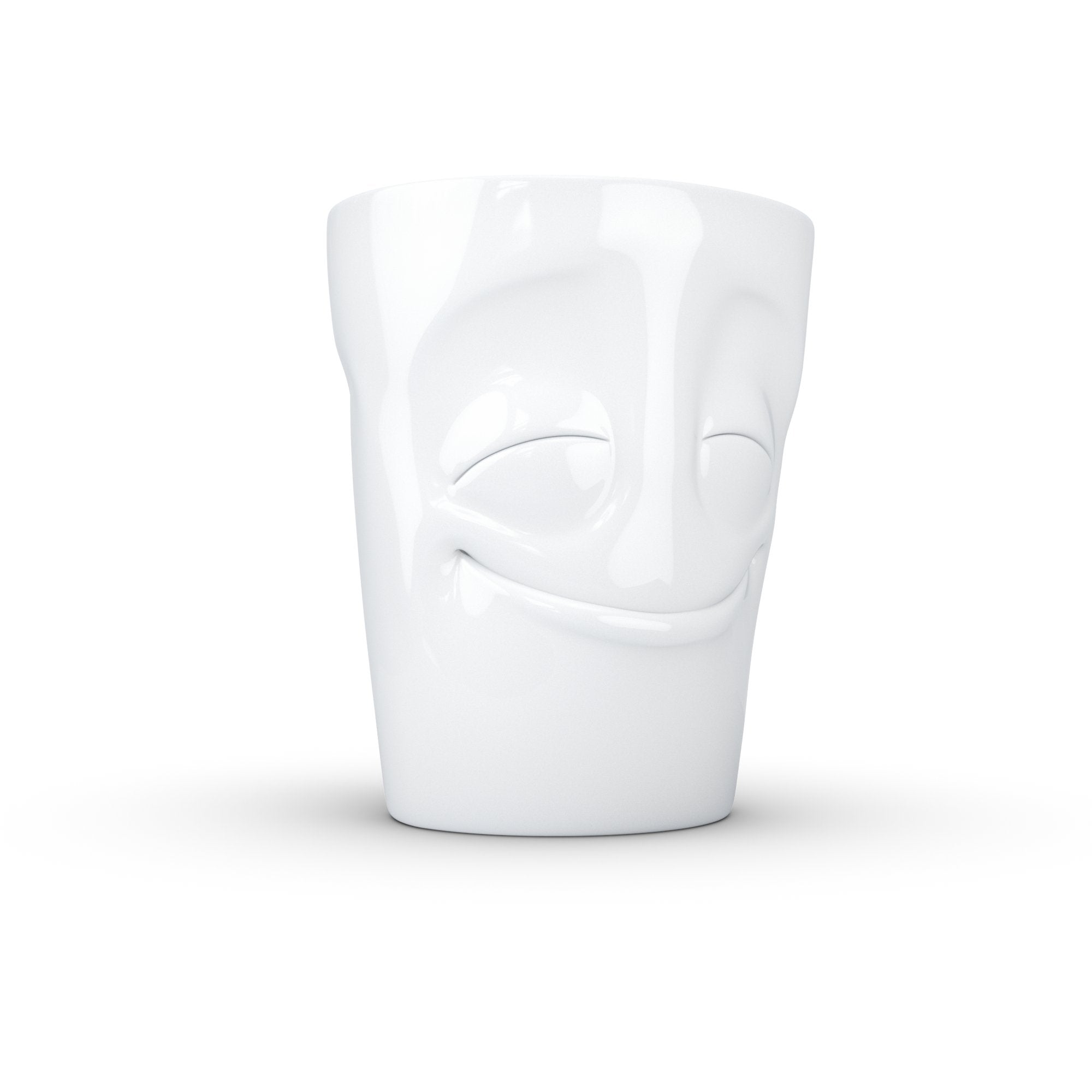 Fiftyeight Henkelbecher 350ml - Vergnügt Blanco