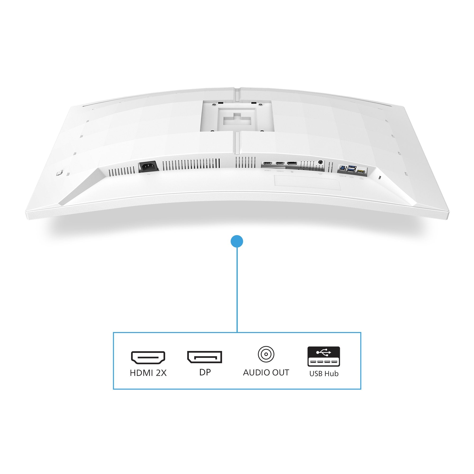 EAN 8721038002225 - Philips 34M2C5501A/00 pantalla para PC 86,4 cm (34") 3440 x 1440 Pixeles Wide Quad HD LCD Blanco imagen 4