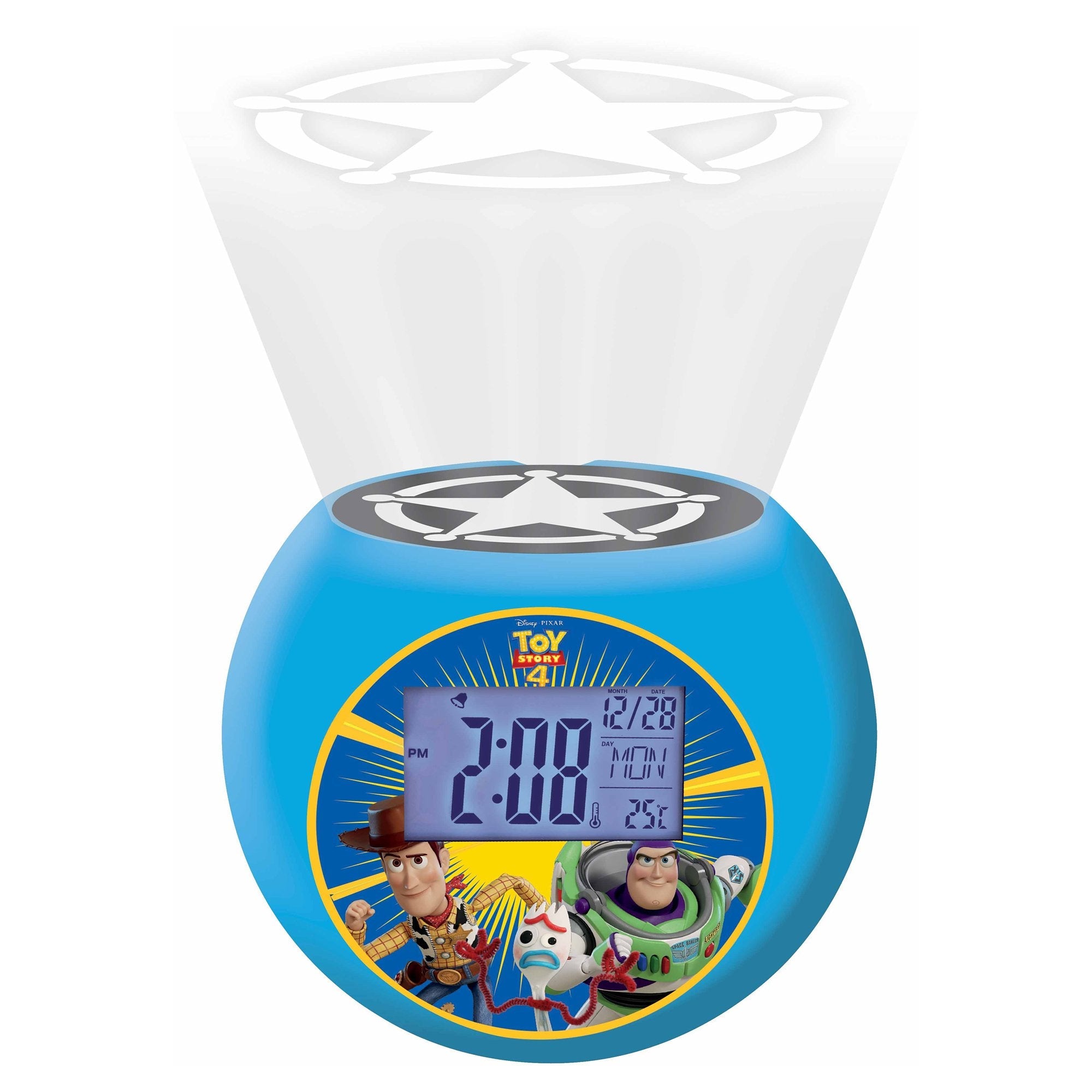 Reloj Despertador Proyector Radio Toy Story Disney Pixar