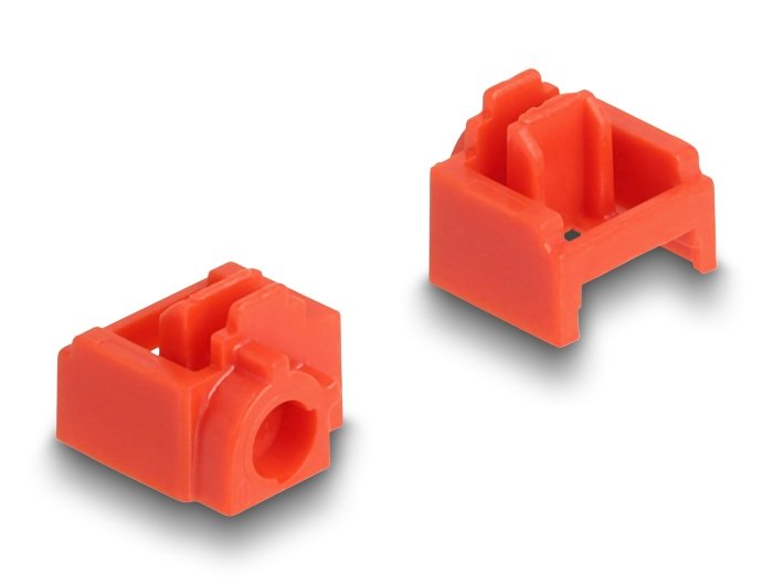 Delock 20928 Juego De Bloqueadores De Puertos Rj45 Para Rj45 Hembra 10 Unidades