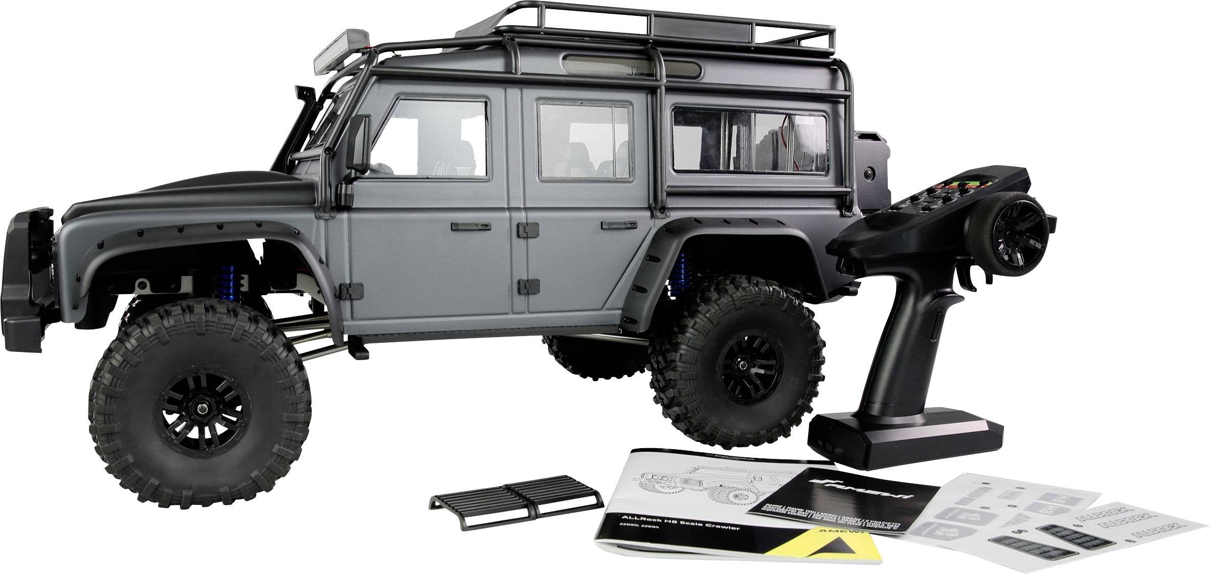 Amewi Allrock H8 Scale Crawler Brushless 1:8 Artr Gris