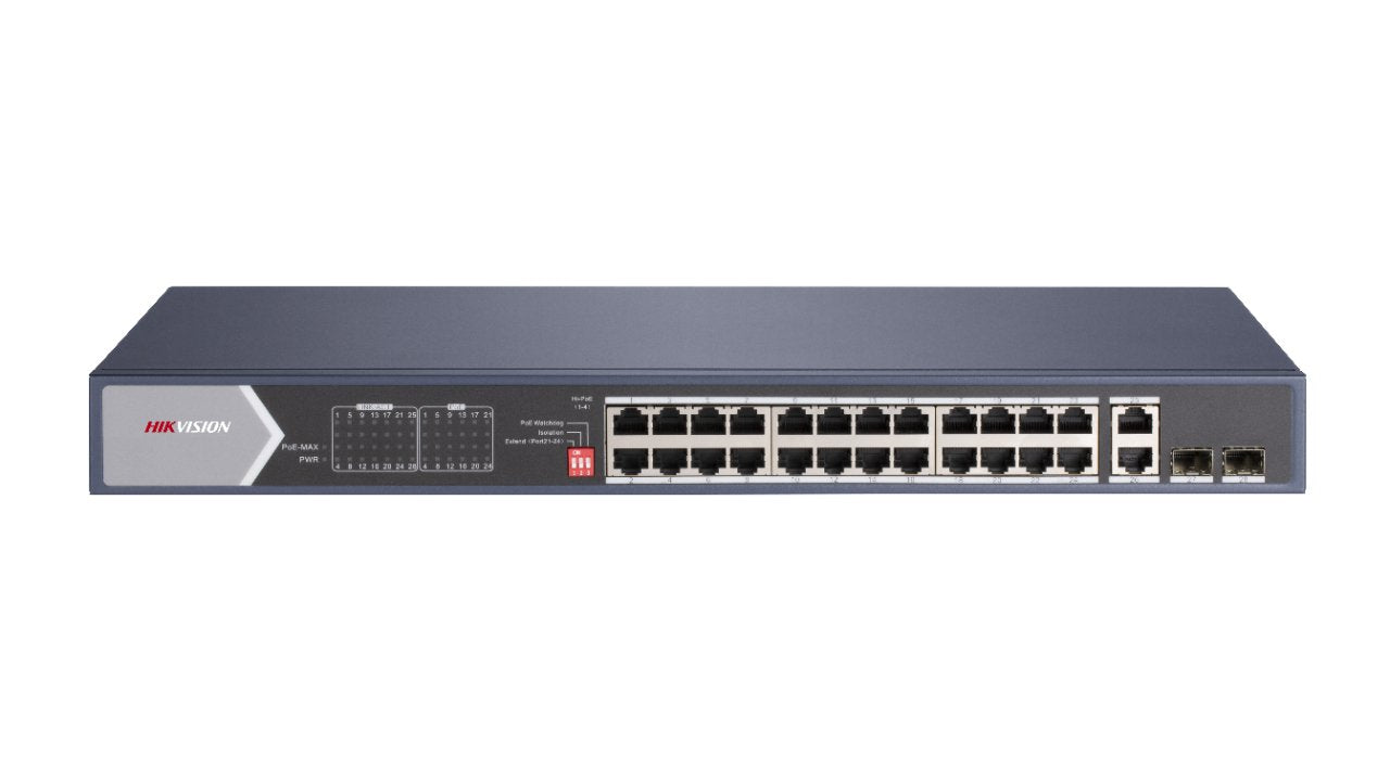 Switch Hikvision Poe 28-Port L2 Unmanaged Ds-3e0528hp-E