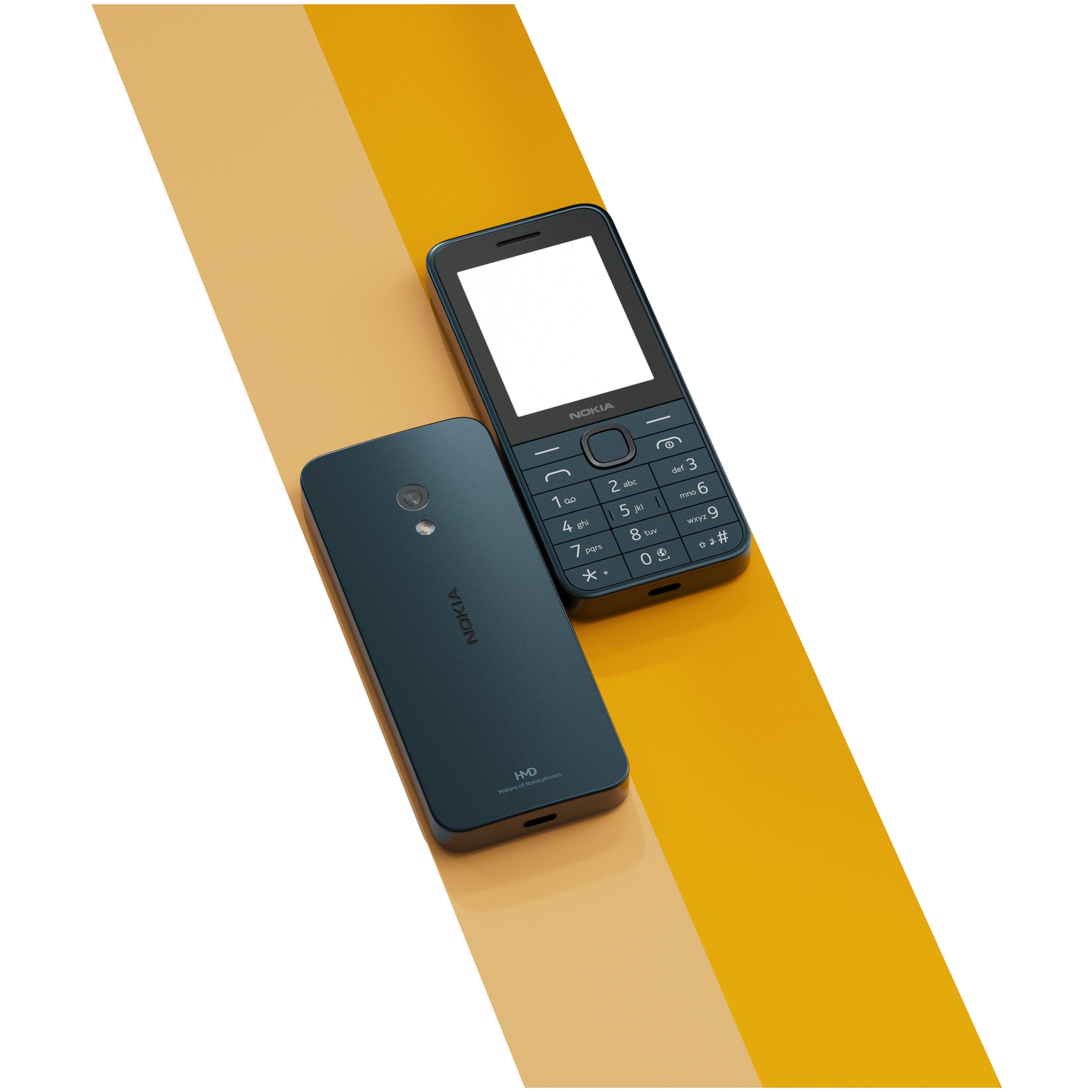 Nokia 225 4g (2024) (Ta-1610) (Dark Blue) Ds 2.4 Tft Lcd 240x320 1.0ghz 128mb 64mb Ram Microsdhc Bt,4g