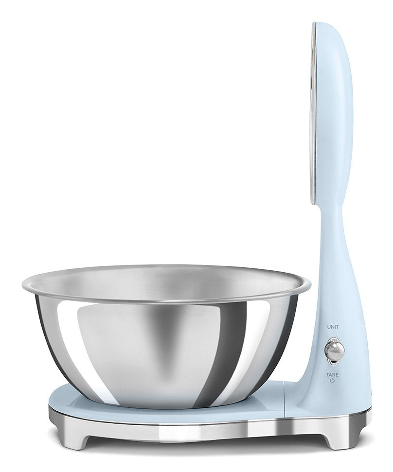 Báscula De Cocina Analógica Y Digital Smeg Azul Pastel Ksf01pbww