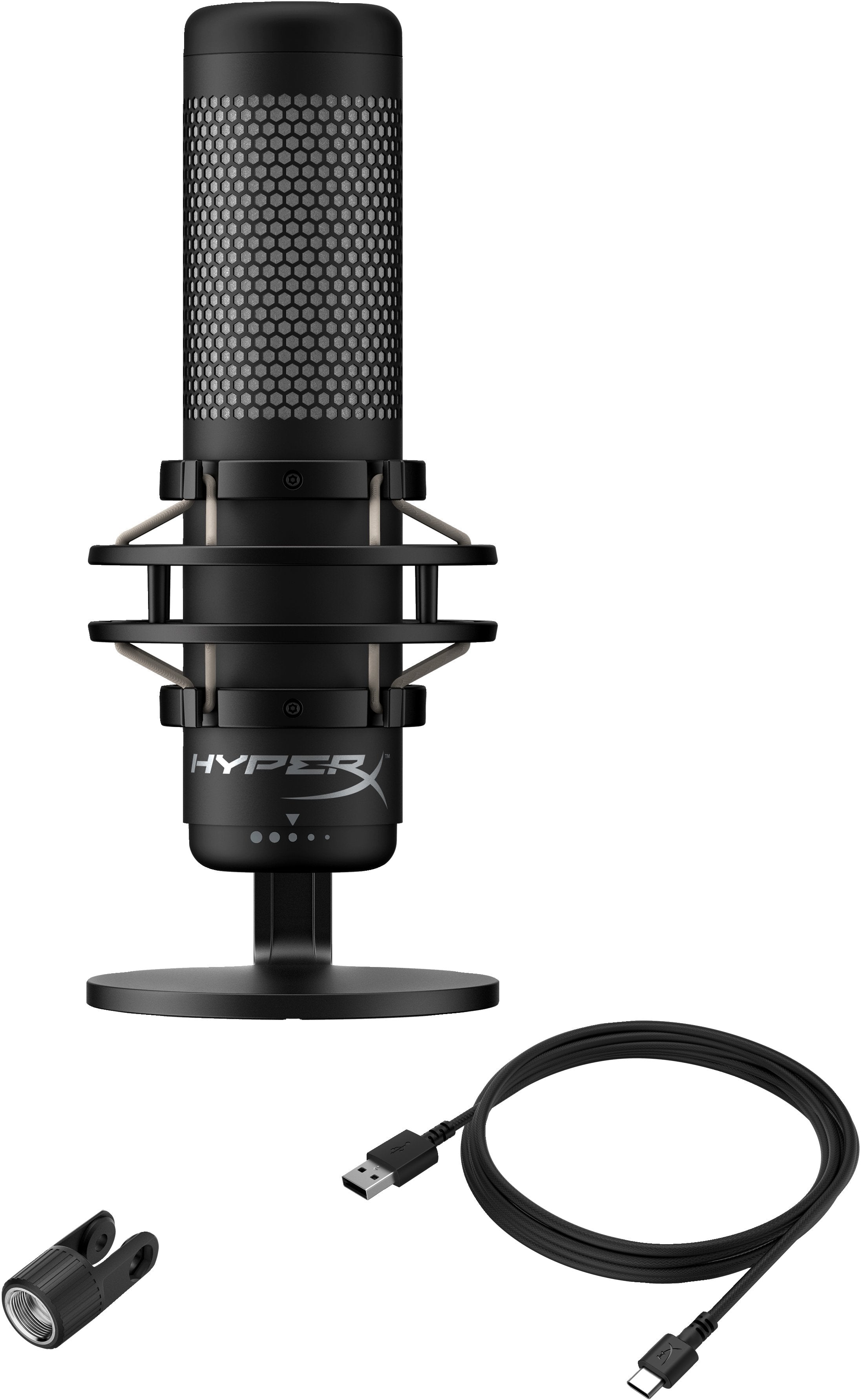 EAN 0196188049488 - HyperX QuadCast S - USB Microphone (Black-Grey) - RGB Lighting Micrófono para PC imagen 5