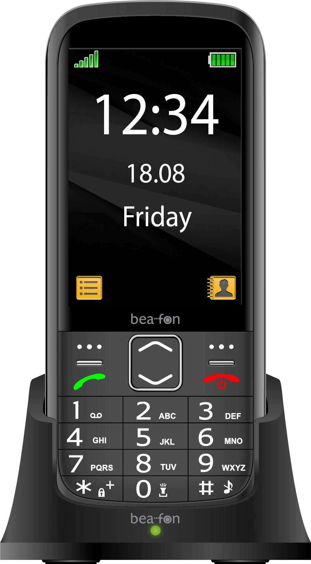 Movil Beafon Sl270 8,89 Cm (3.5") 136 G Negro, Plata