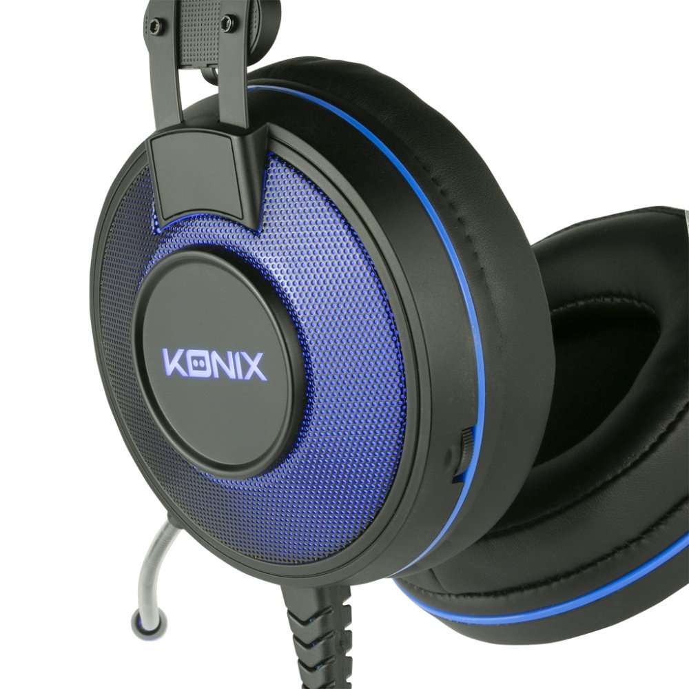 Auriculares Konix Ps4 Ps-700 7.1 50mm Neodimio Micro Flexible Kx-Gh-Ps7-P4