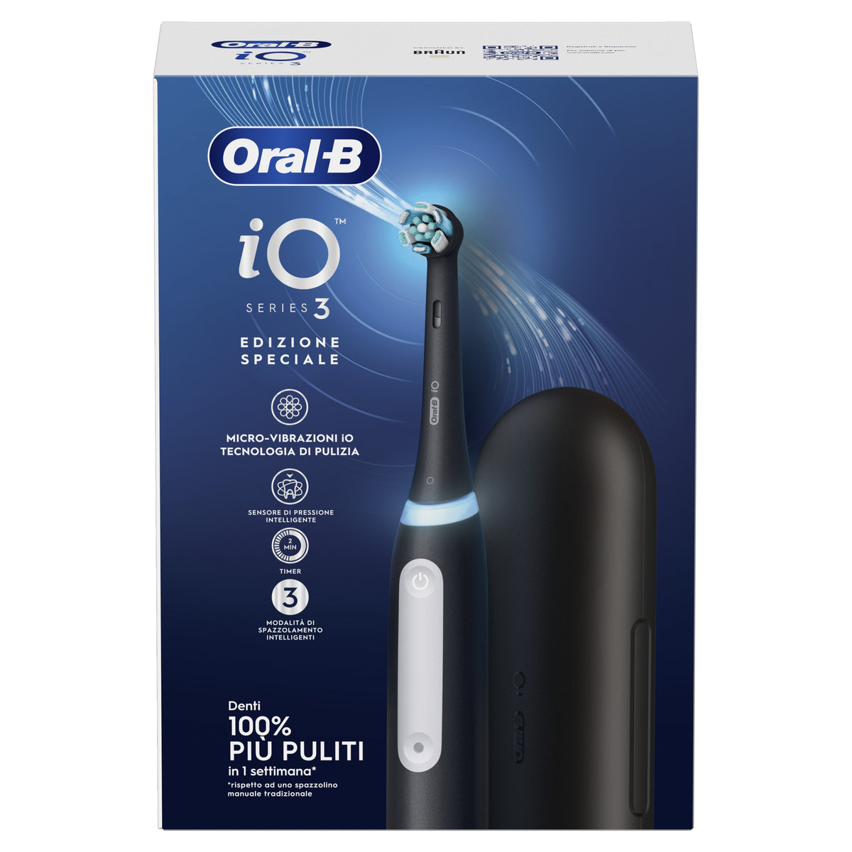 EAN 8700216537261 - Oral-B 80807630 cepillo eléctrico para dientes Adulto Negro, Blanco imagen 3