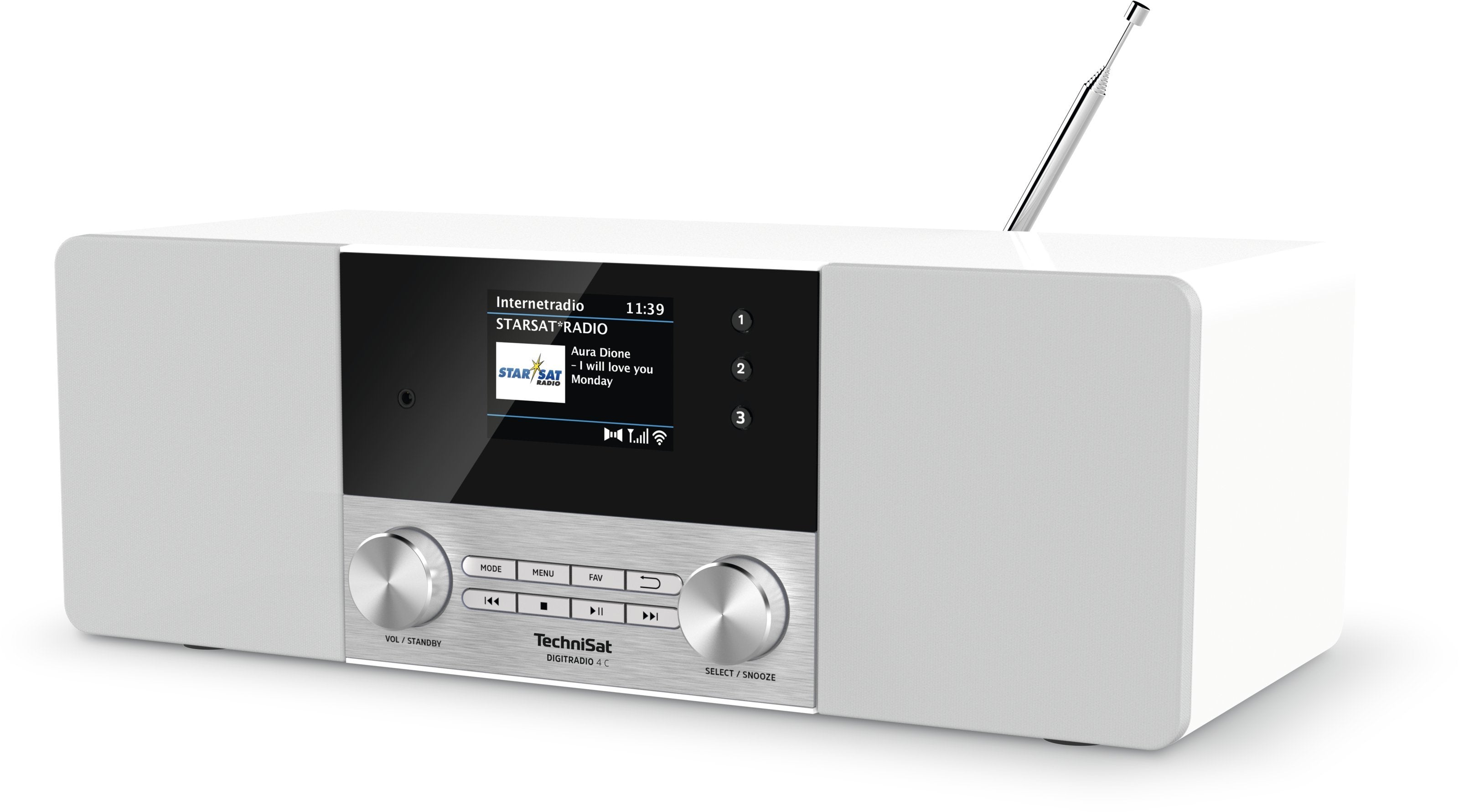 EAN 4019588139374 - TechniSat DigitRadio 4 C Analógico y digital 20 W DAB+, FM Plata Reproducción MP3 imagen 3