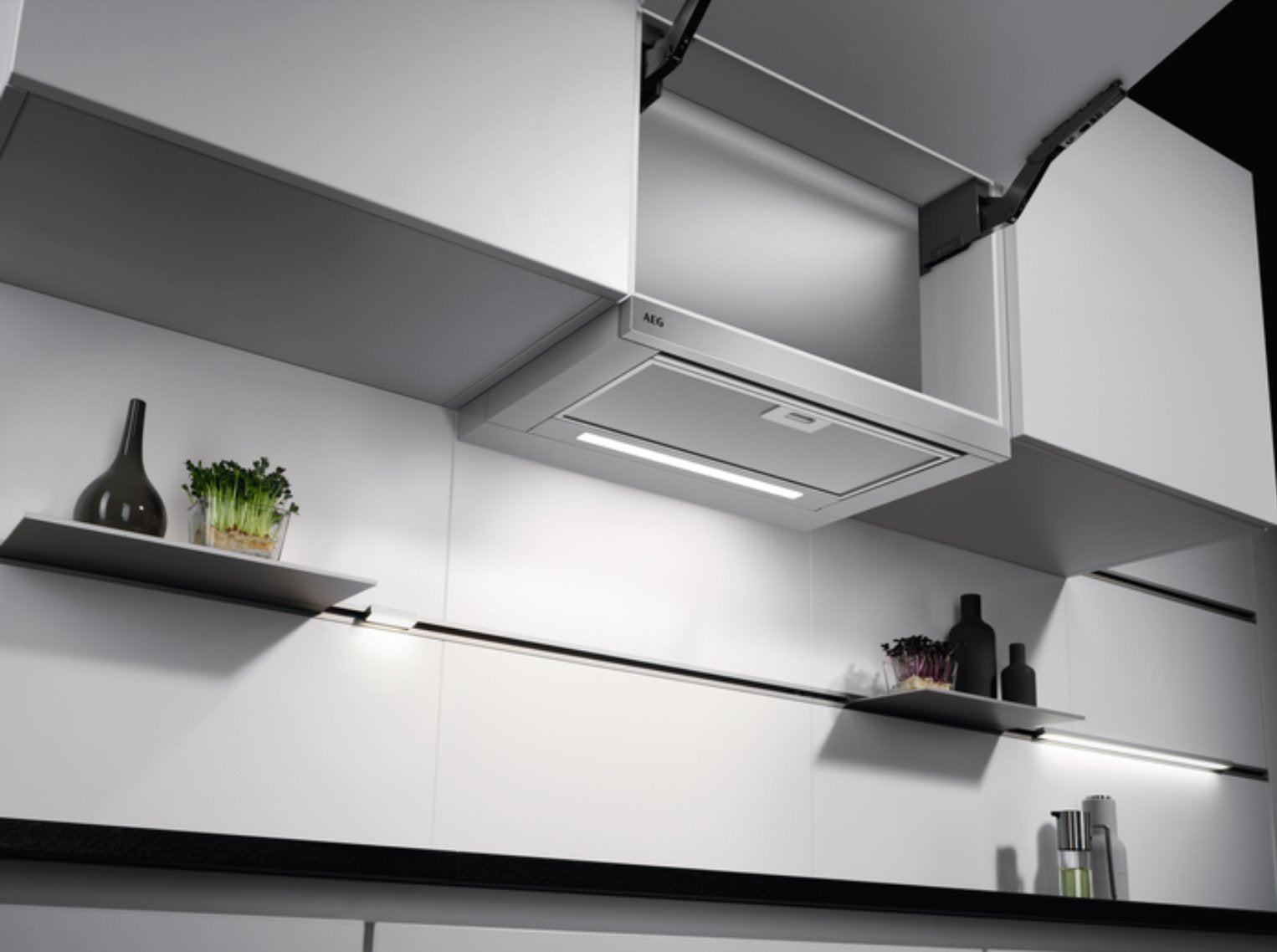 Campana Aeg Dpe5660m (Extraíble) Gris 495 M³/H A