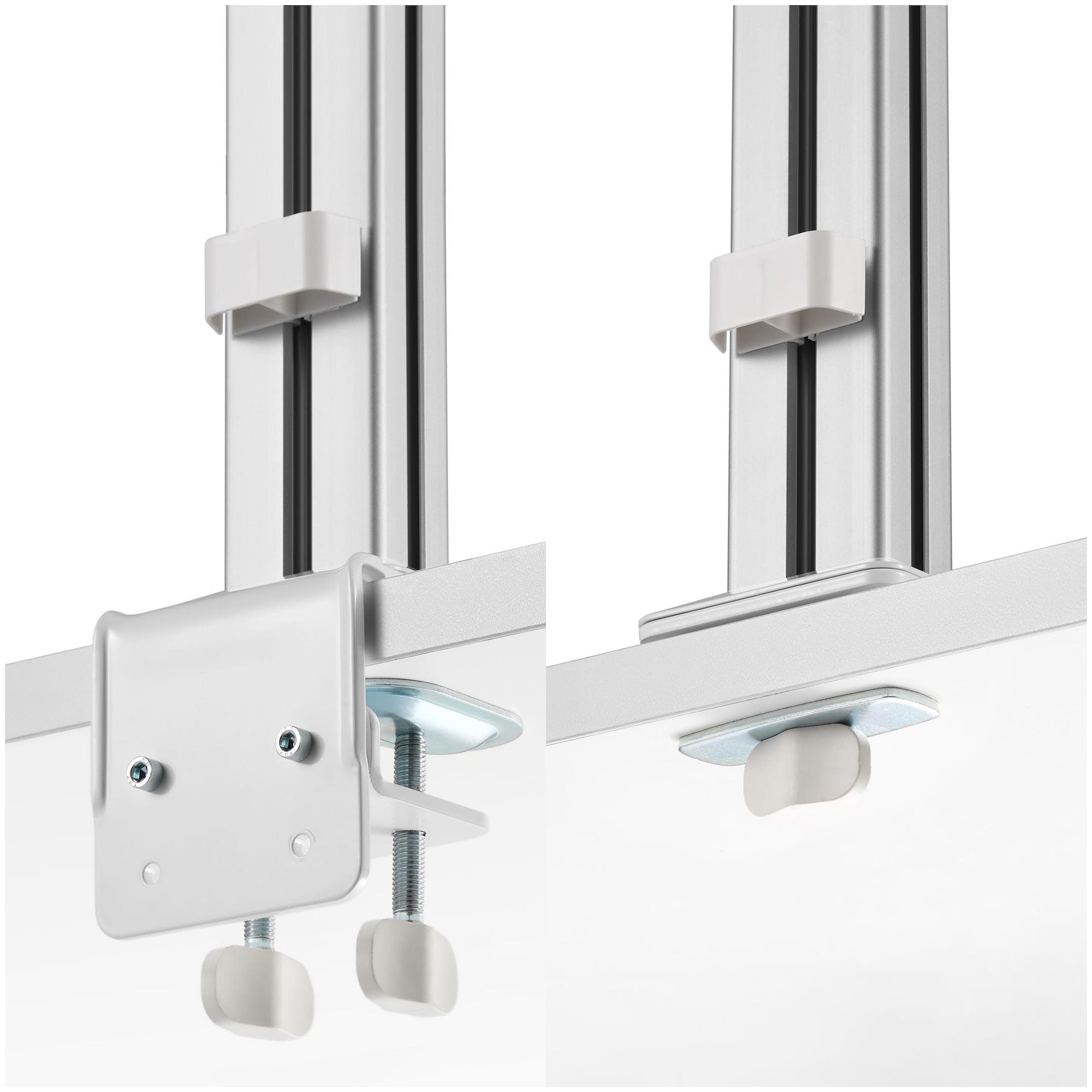 Startech.Com Six-Monitor Desk Mount W Crossbar, Up To 32 In Screens 17.6lb - Befestigungskit - Für 6 Lcd-Displays - Säule, Dual