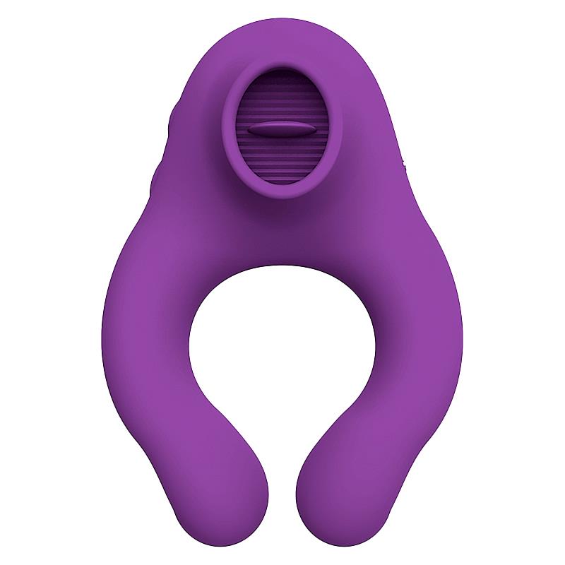 Fenda Anillo Vibrador Con Lengua Estimulador Y Control Remoto 3 Motores Usb Magnético