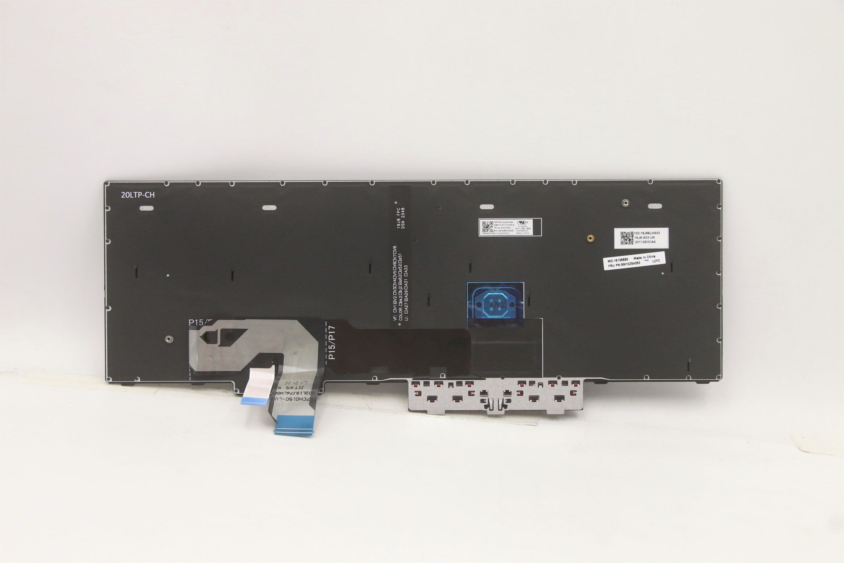 EAN 5704174853091 - Lenovo 5M10Z54353 refacción para laptop Teclado imagen 2