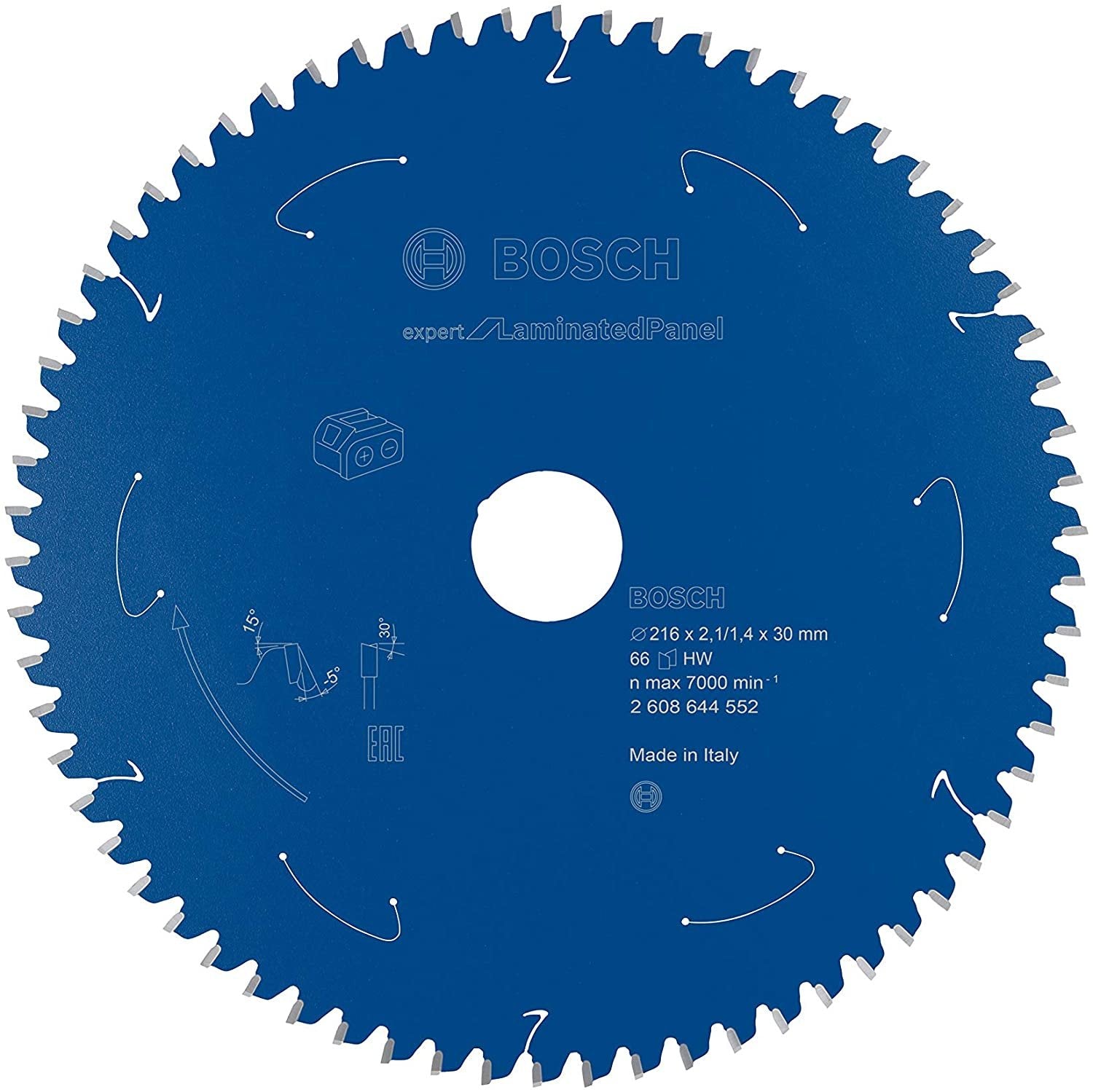 EAN 3165140957823 - Bosch 2608644552 hoja de sierra circular 21,6 cm 1 pieza(s) imagen 2