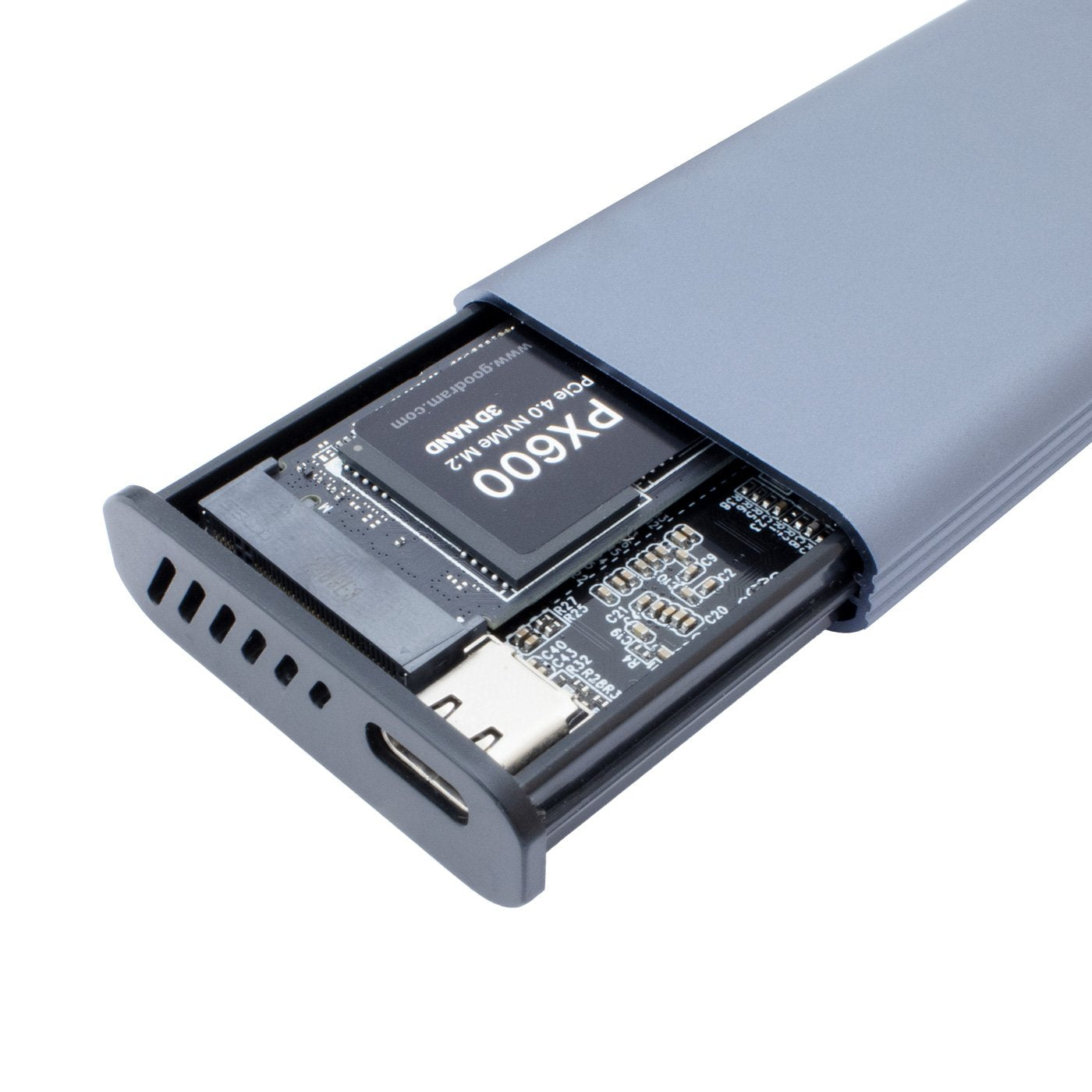 EAN 8437012429277 - CoolBox COO-MCM-M2F caja para disco duro externo Caja externa para unidad de estado sólido (SSD) Gris imagen 4