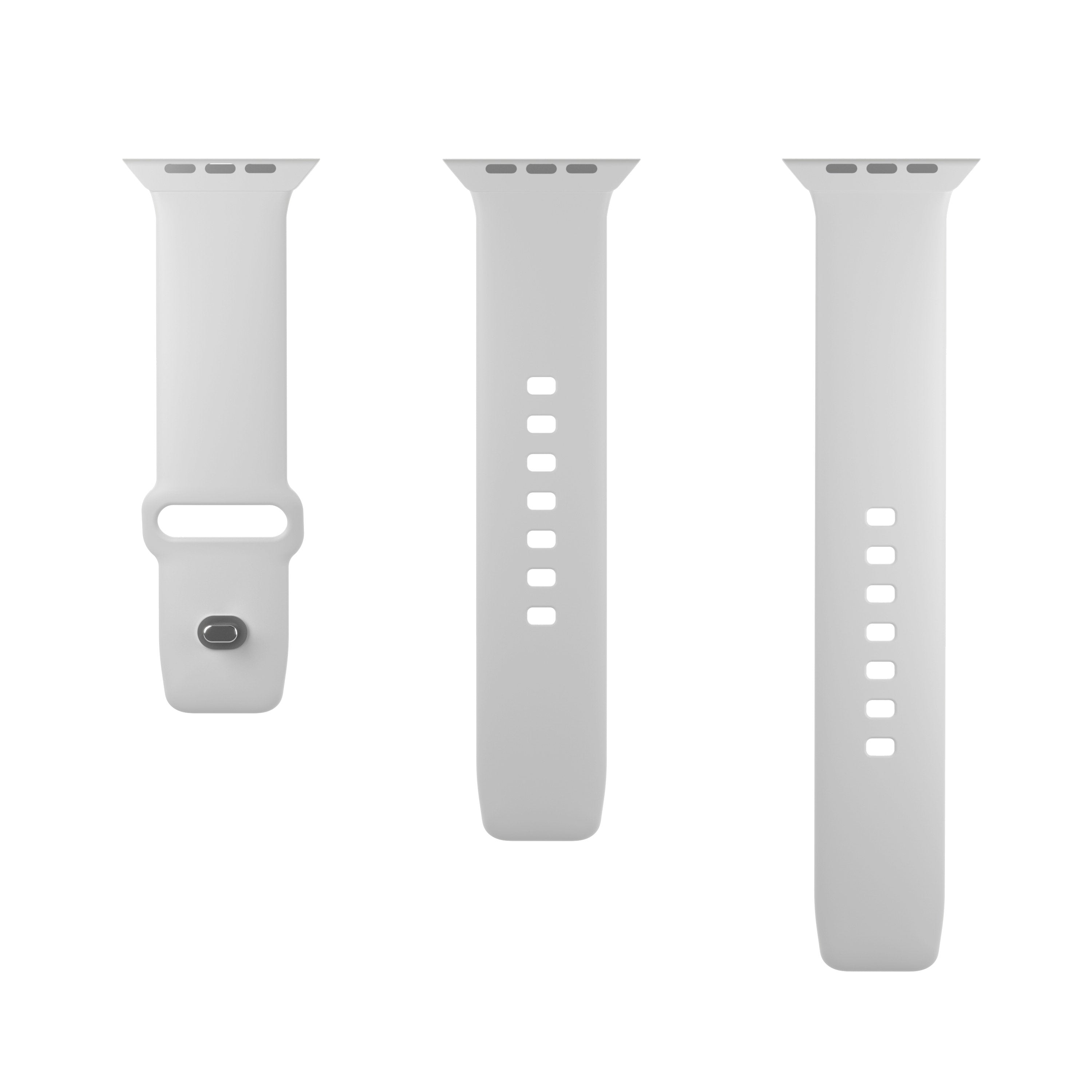 Puro Icon - Elastyczny Pasek Do Apple Watch 42/44/45/49 Mm (S/M & M/L) (White)