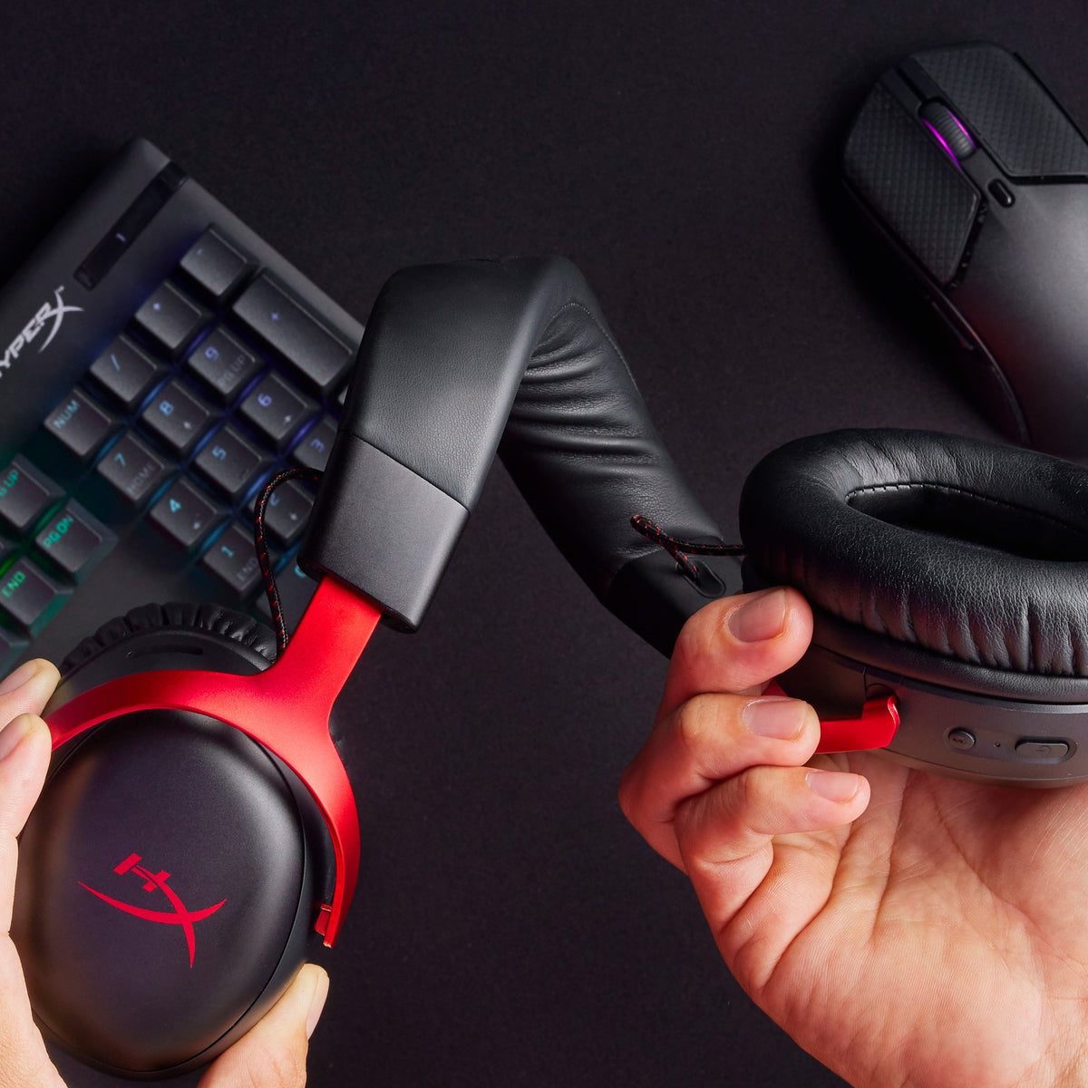 EAN 0197029611734 - HyperX Cloud III Wireless BLK/RED GAM HEADSET Inalámbrico y alámbrico Diadema Juego USB tipo A Negro, Roj imagen 9